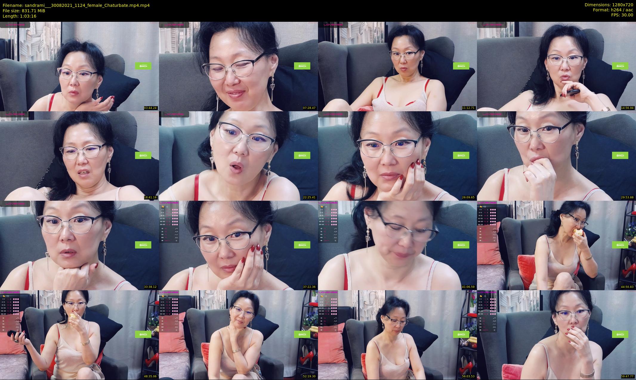 sandrami__ — 64 minute Chaturbate female cam show recording, 720p, Aug 30, 2021