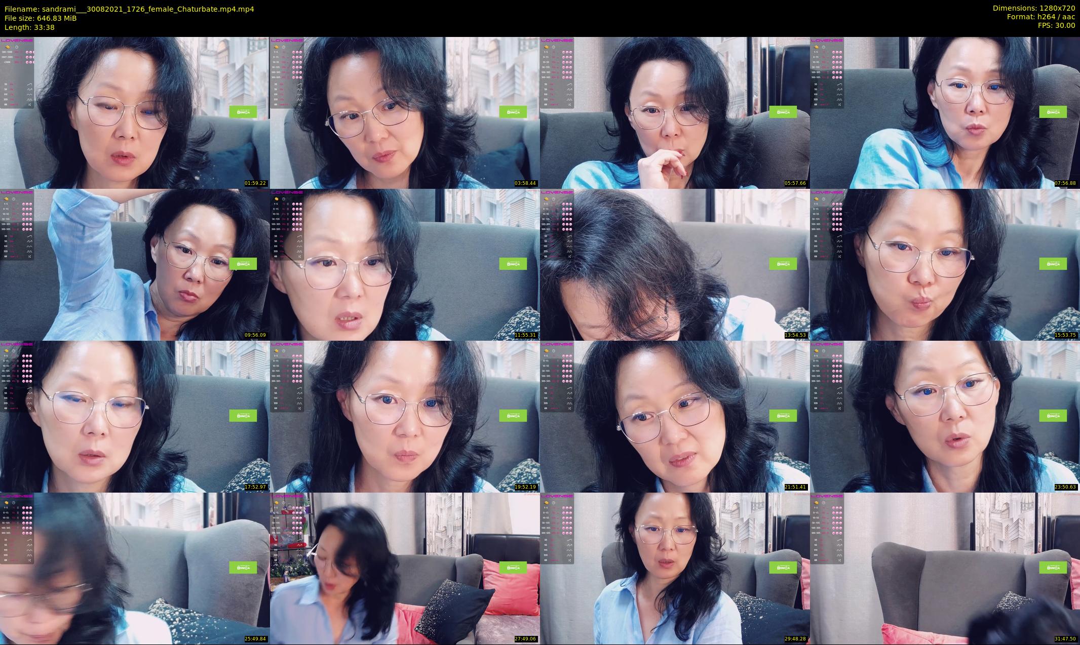 sandrami__ — 34 minute Chaturbate female cam show recording, 720p, Aug 30, 2021