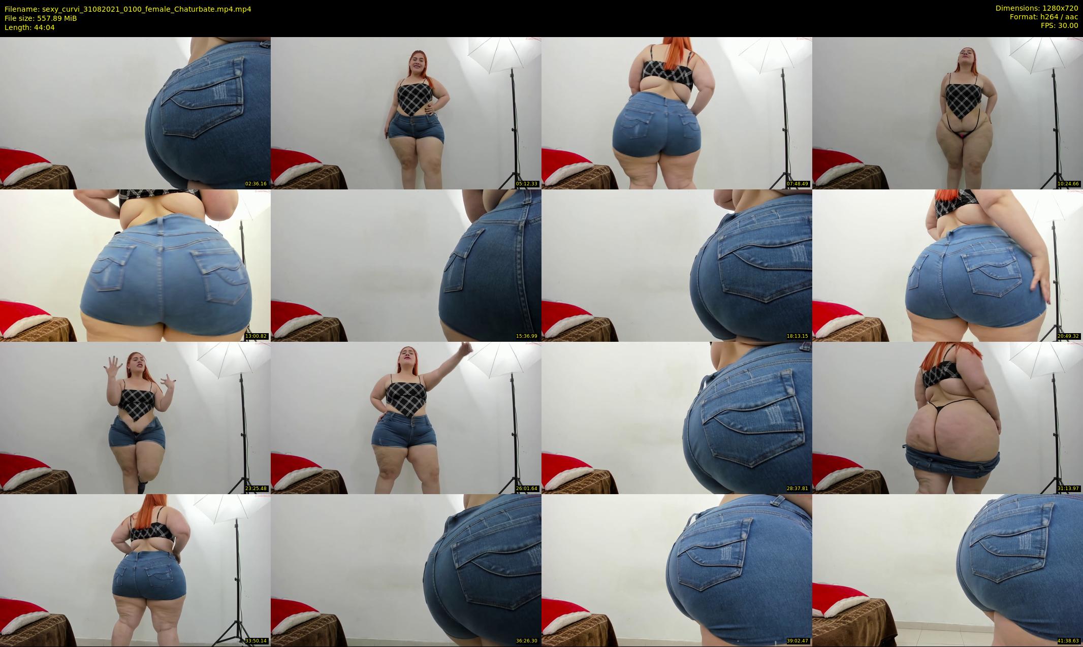 sexy_curvi — 45 minute Chaturbate female cam show recording, 720p, Aug 31, 2021