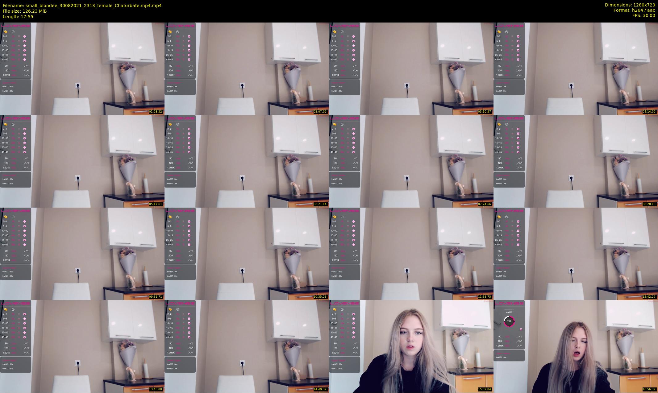 small_blondee — 18 minute Chaturbate female cam show recording, 720p, Aug 30, 2021