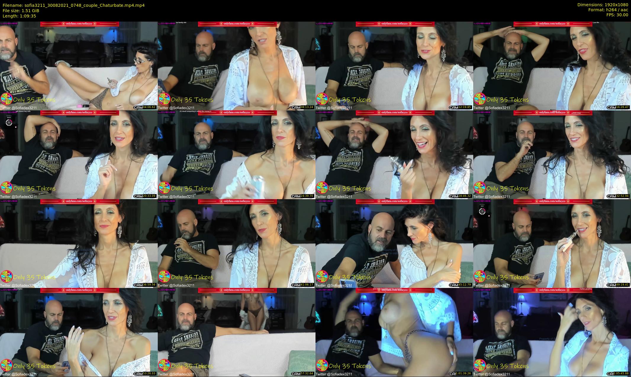 sofia3211 — 70 minute Chaturbate couple cam show recording, 1080p, Aug 30, 2021