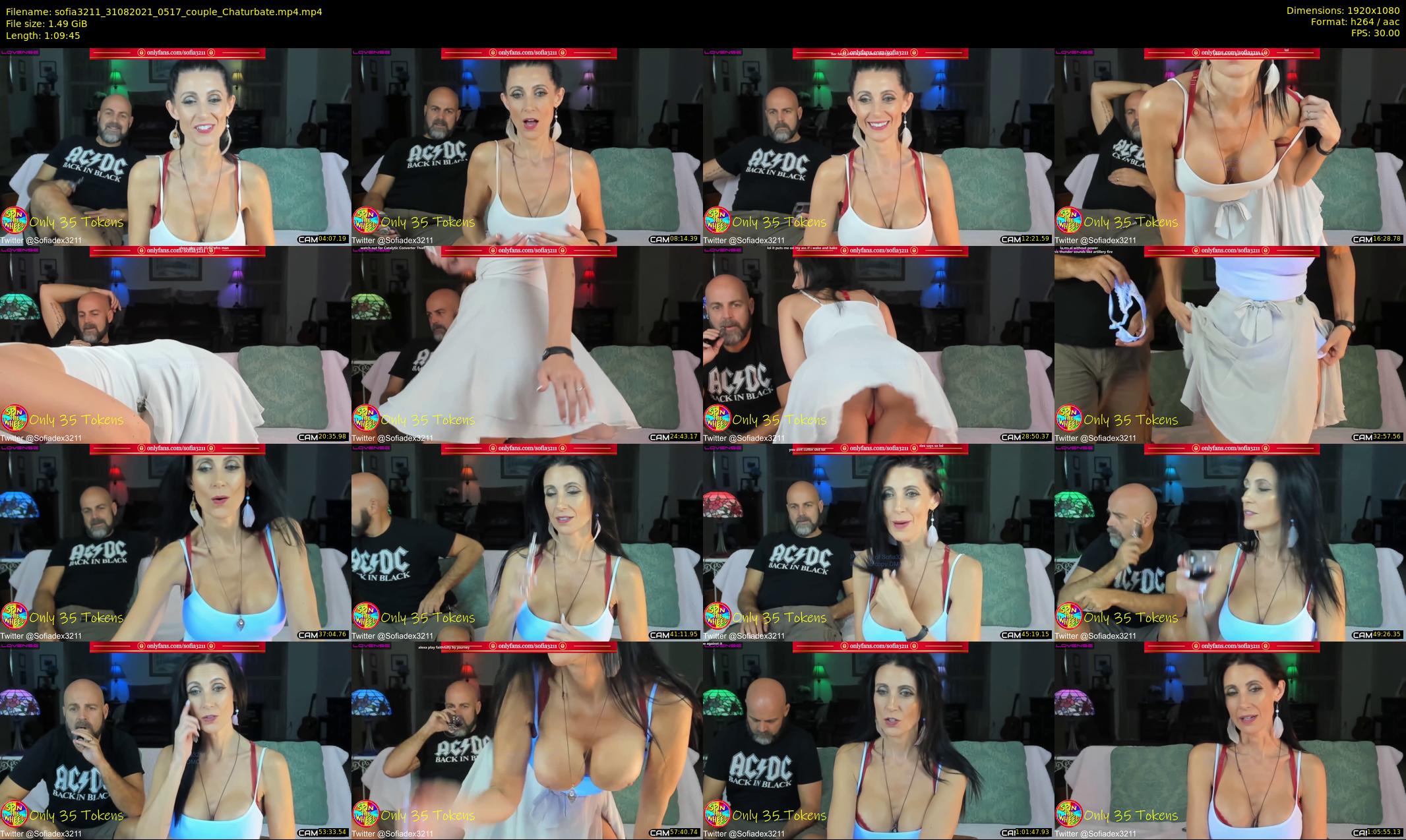 sofia3211 — 70 minute Chaturbate couple cam show recording, 1080p, Aug 31, 2021