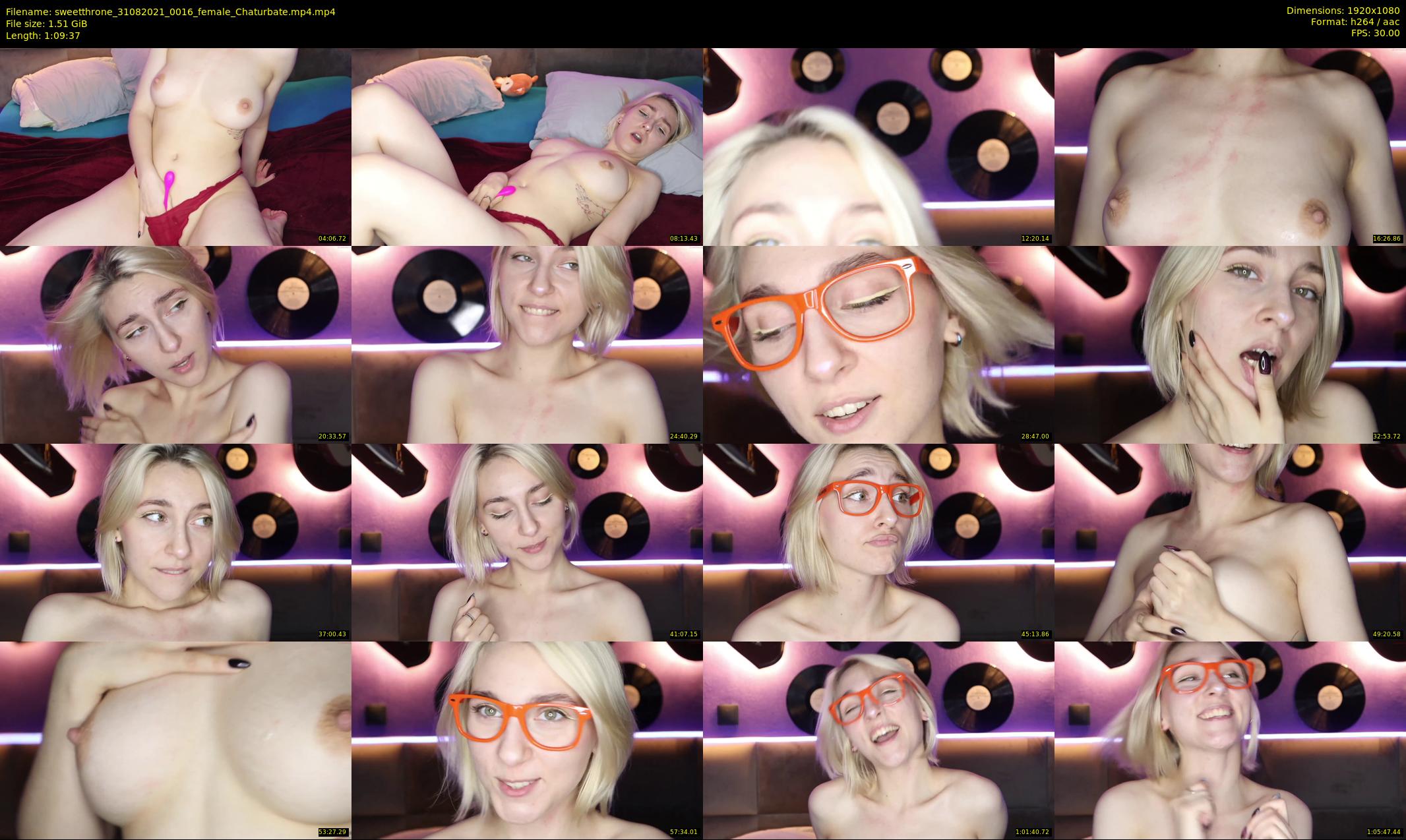 sweetthrone — 70 minute Chaturbate couple cam show recording, 1080p, Aug 31, 2021