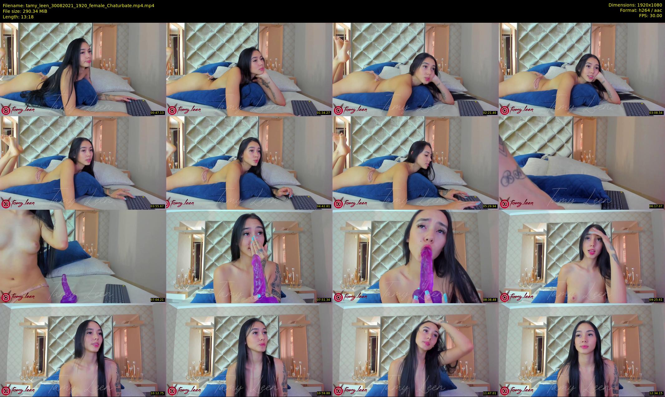 tamy_leen — 14 minute Chaturbate female cam show recording, 1080p, Aug 30, 2021