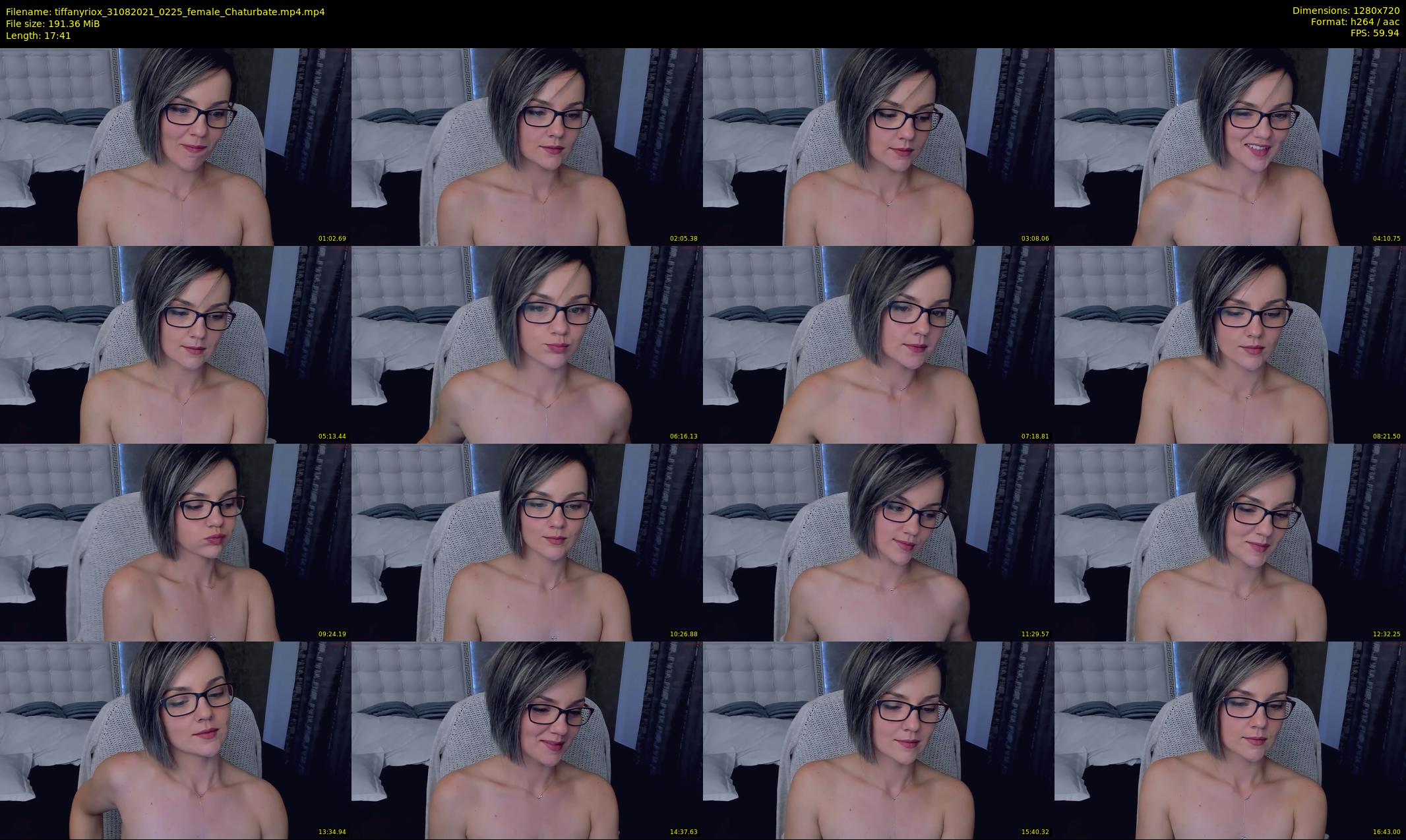 tiffanyriox — 18 minute Chaturbate female cam show recording, 720p, Aug 31, 2021