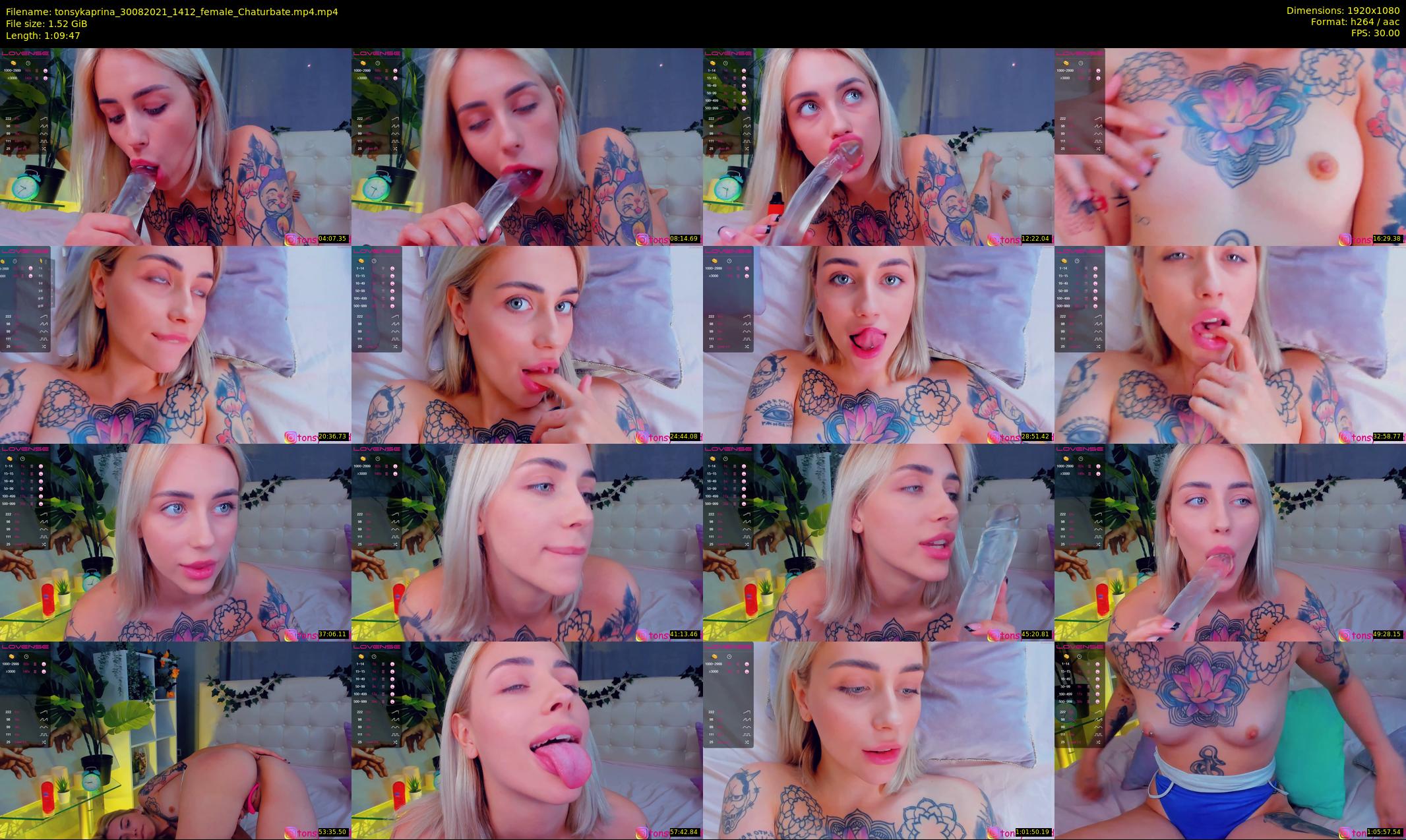 tonsykaprina — 70 minute Chaturbate couple cam show recording, 1080p, Aug 30, 2021