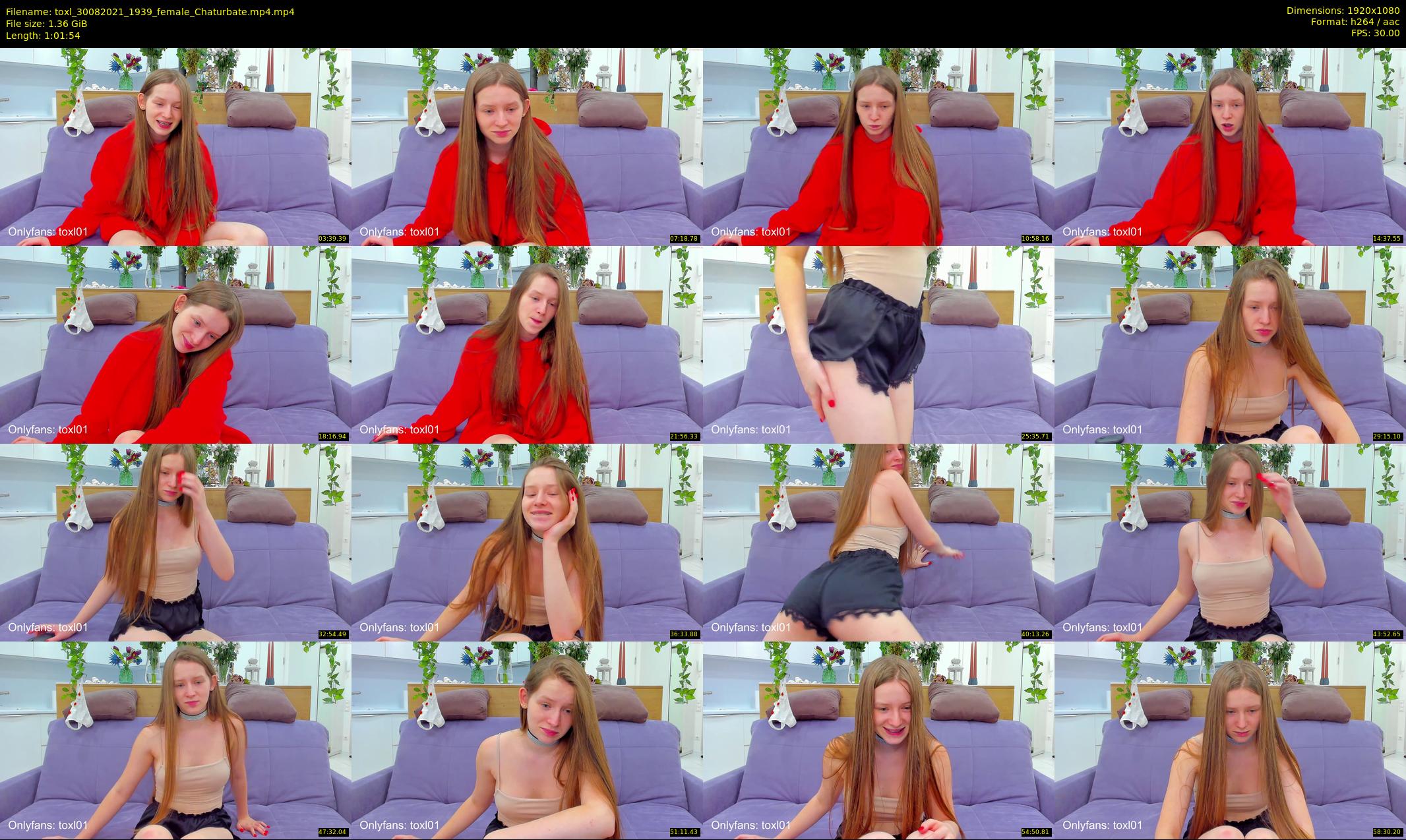 toxl — 62 minute Chaturbate female cam show recording, 1080p, Aug 30, 2021