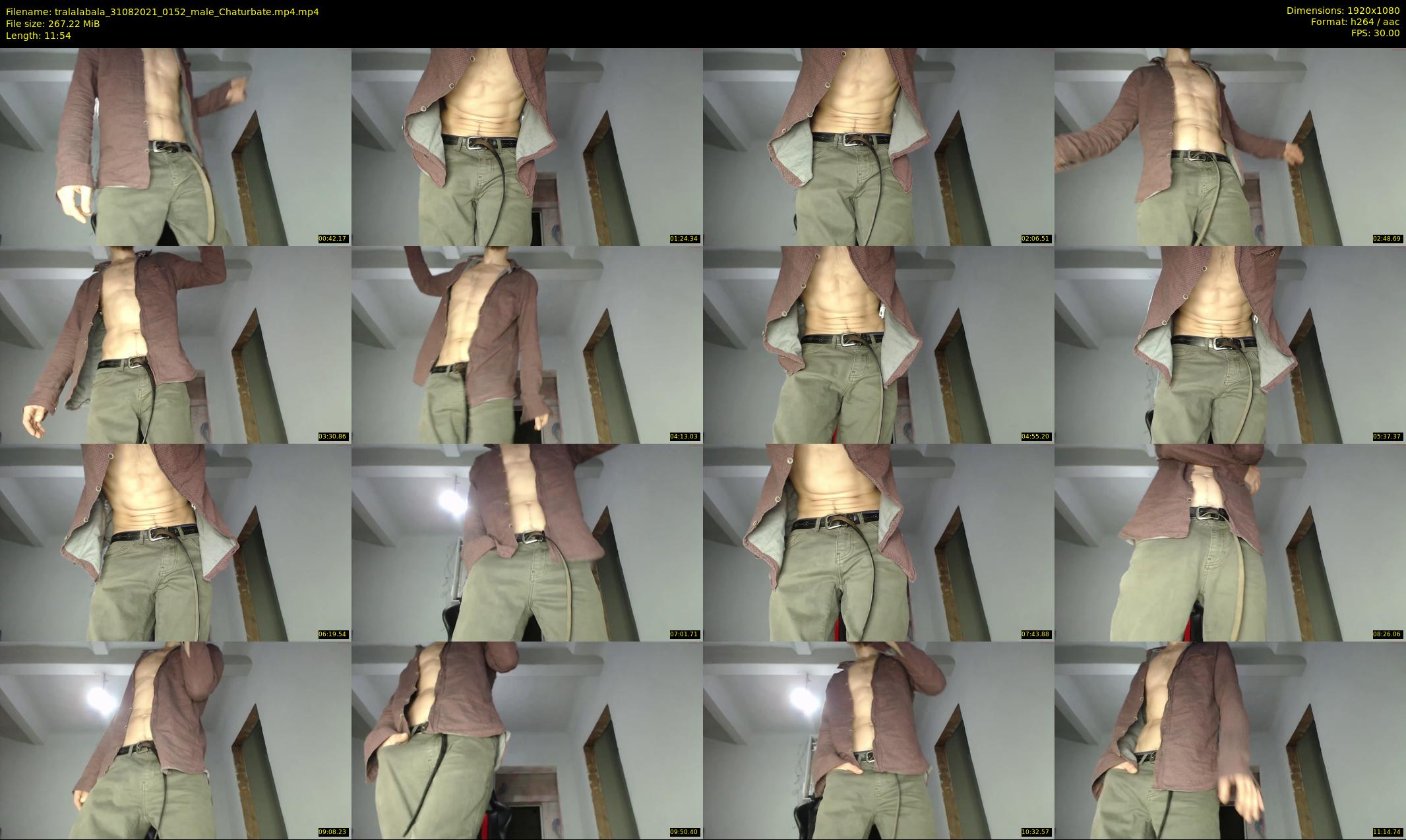 tralalabala — 12 minute Chaturbate male cam show recording, 1080p, Aug 31, 2021