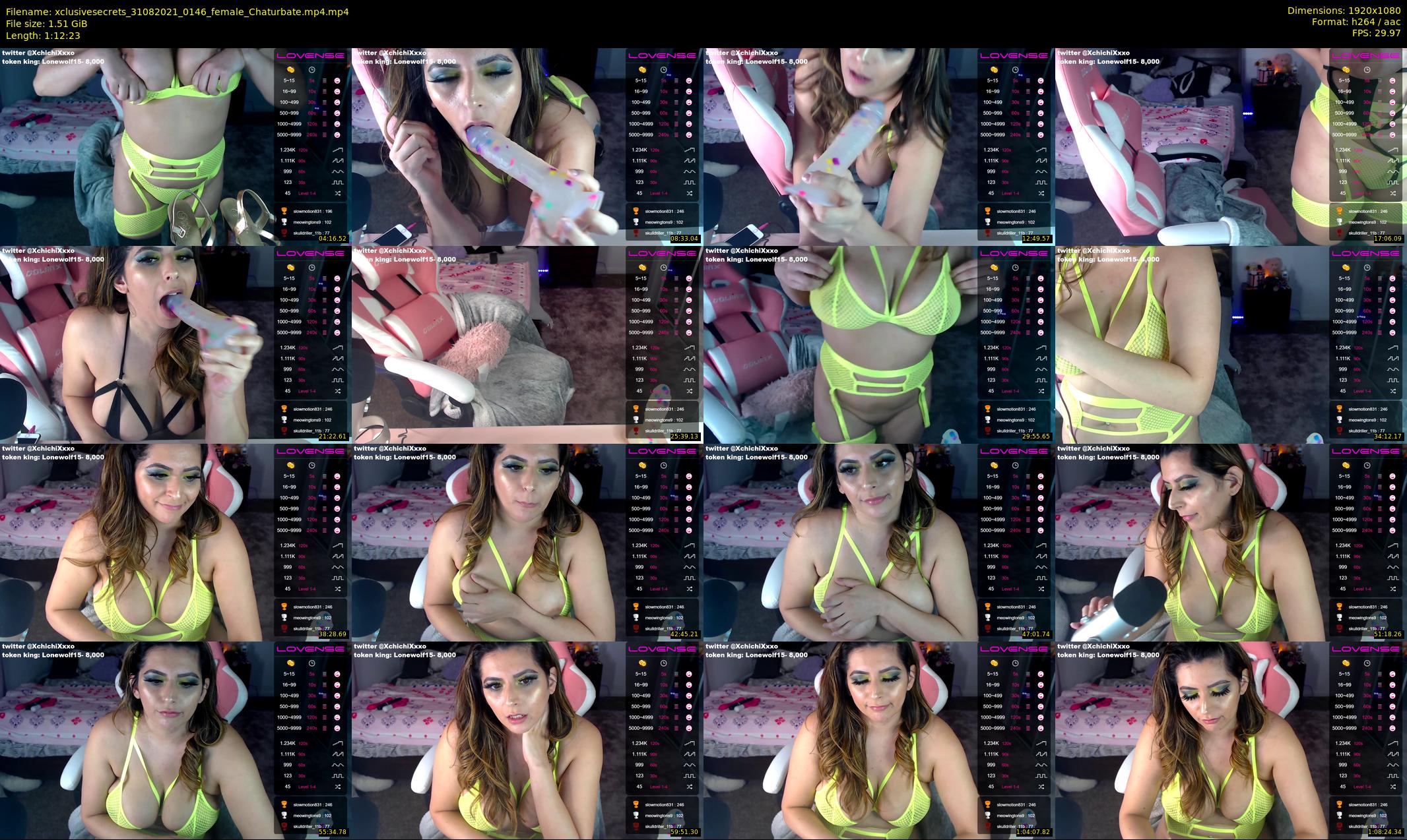 xclusivesecrets — 73 minute Chaturbate female cam show recording, 1080p, Aug 31, 2021