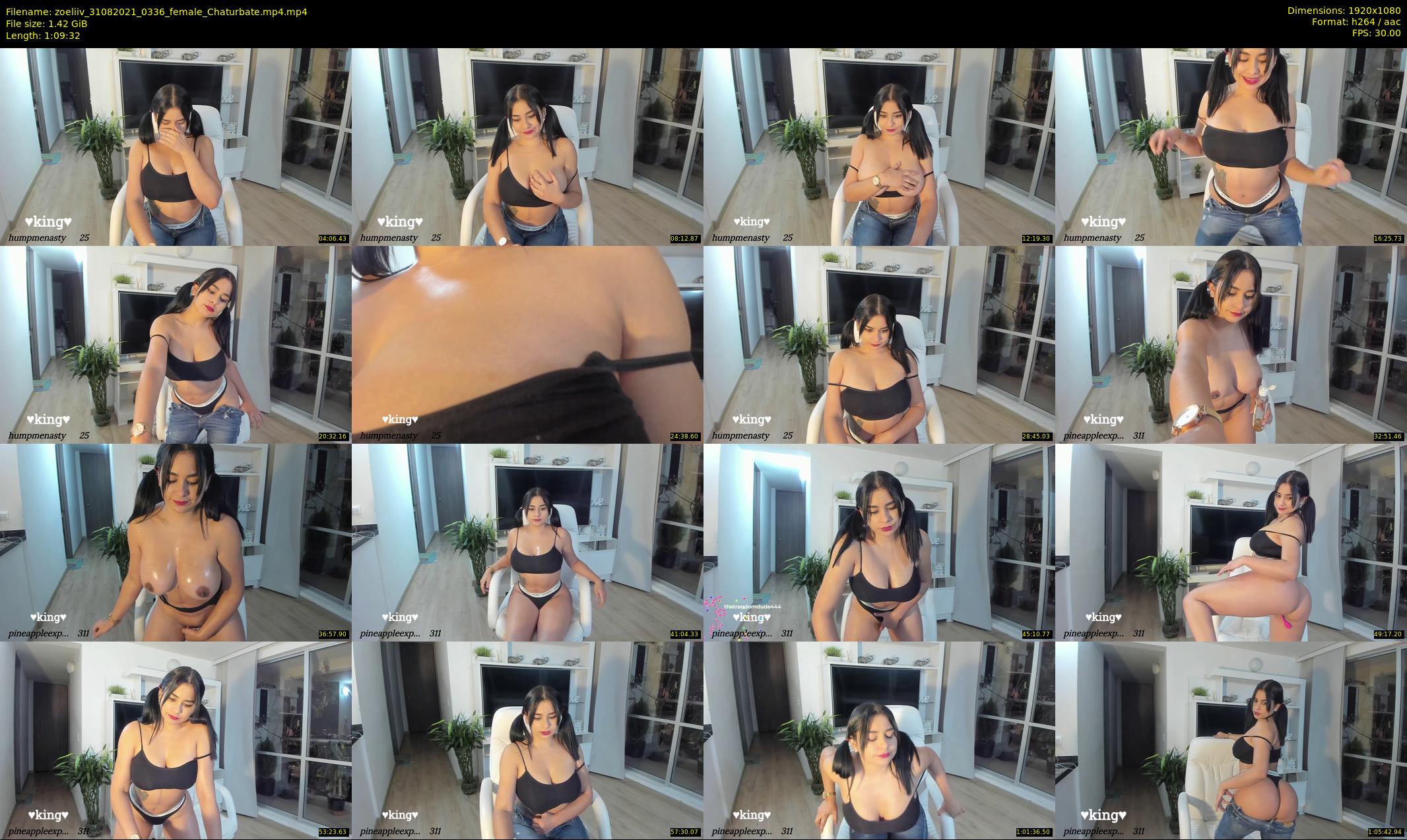 zoeliiv — 70 minute Chaturbate female cam show recording, 1080p, Aug 31, 2021