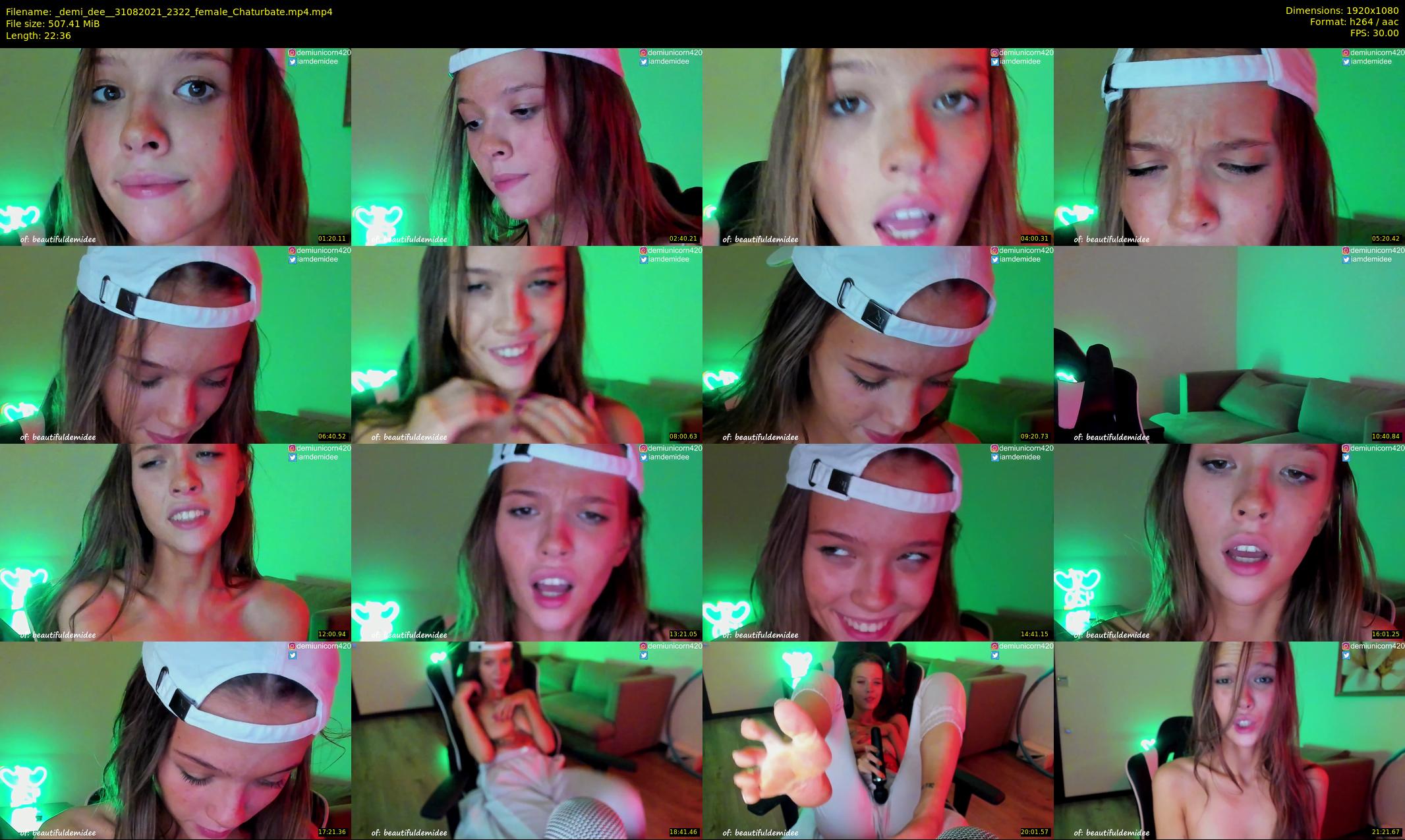 _demi_dee_ — 23 minute Chaturbate female cam show recording, 1080p, Aug 31, 2021
