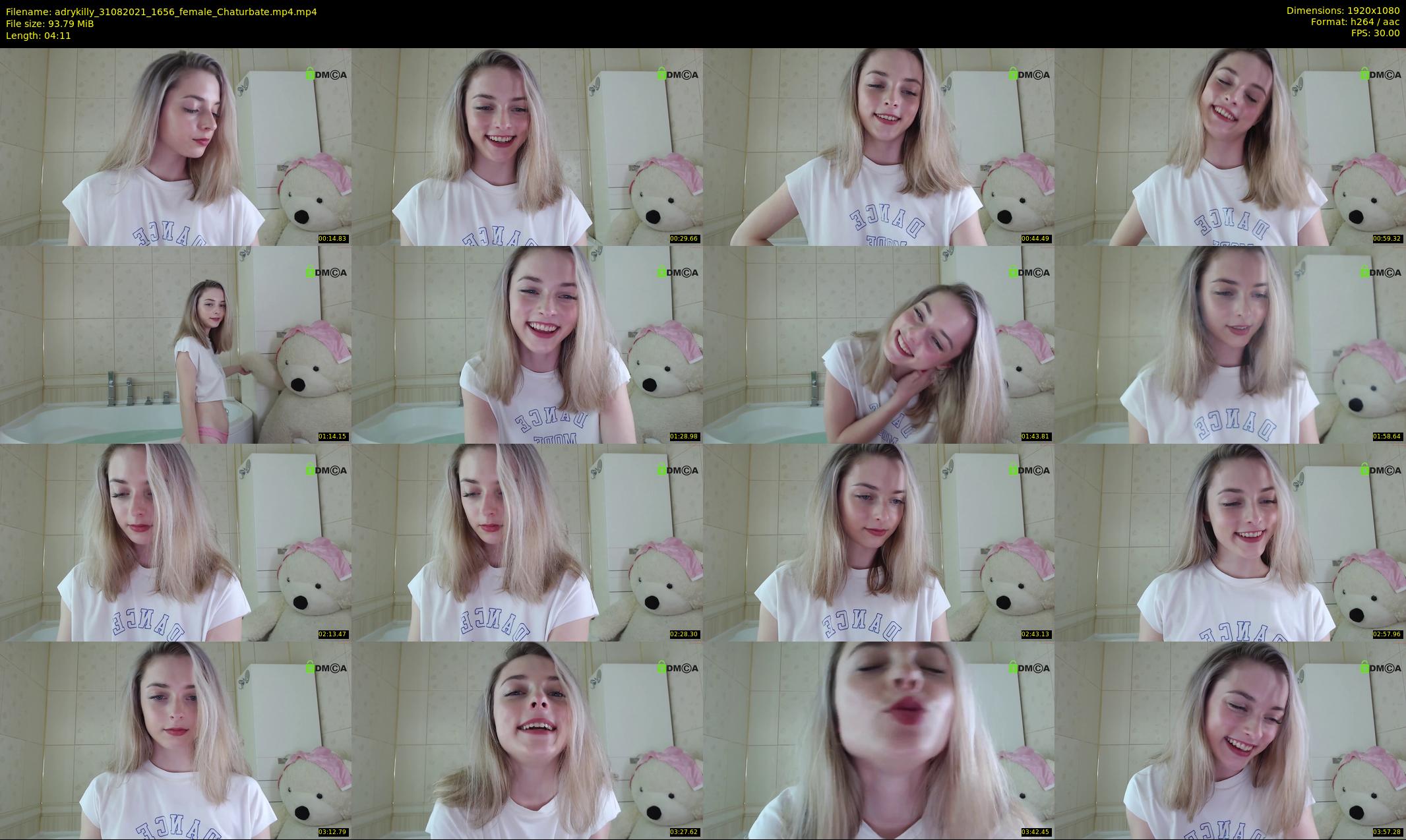 adrykilly — 5 minute Chaturbate female cam show recording, 1080p, Aug 31, 2021