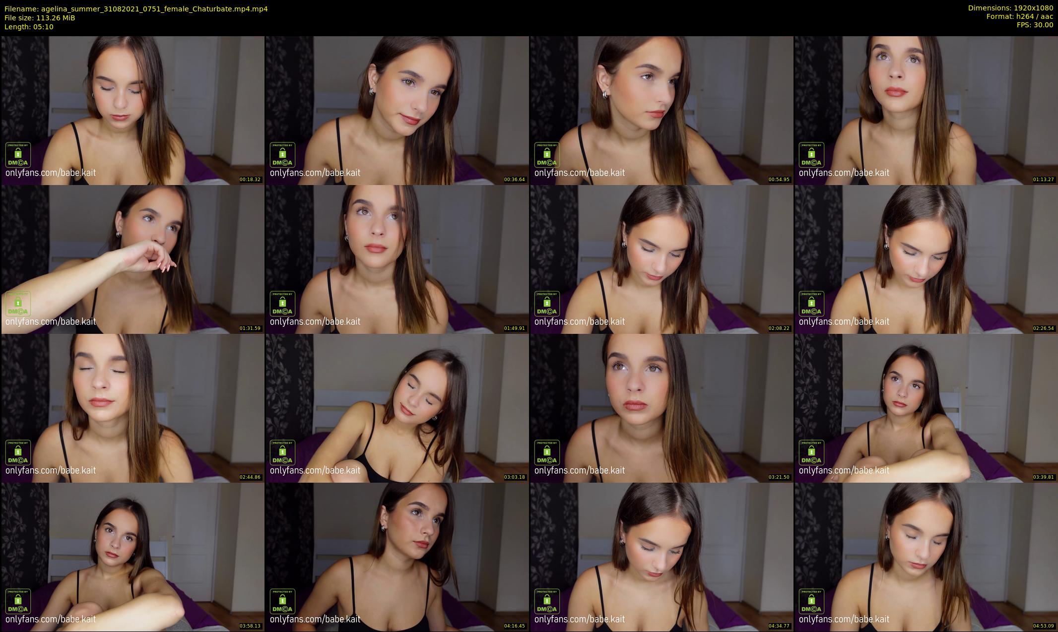 agelina_summer — 6 minute Chaturbate female cam show recording, 1080p, Aug 31, 2021