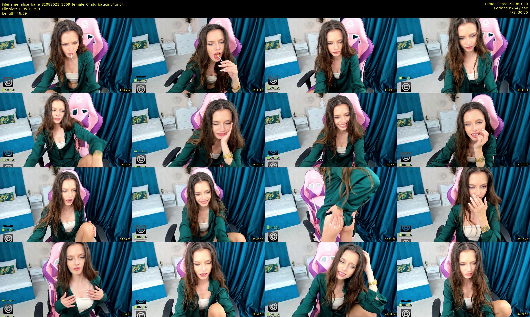 alice_bane — 47 minute Chaturbate female cam show recording, 1080p, Aug 31, 2021
