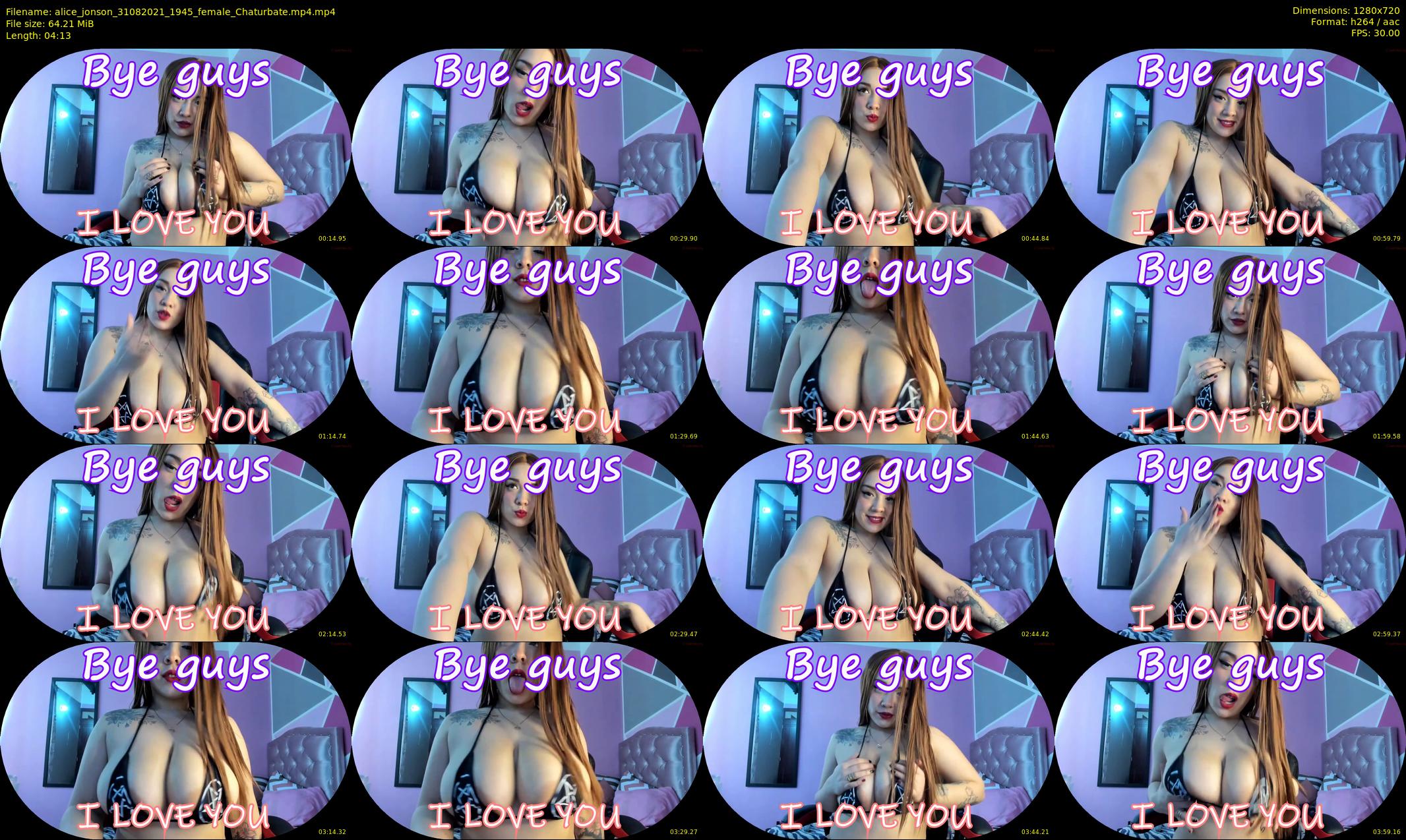 alice_jonson — 5 minute Chaturbate female cam show recording, 720p, Aug 31, 2021