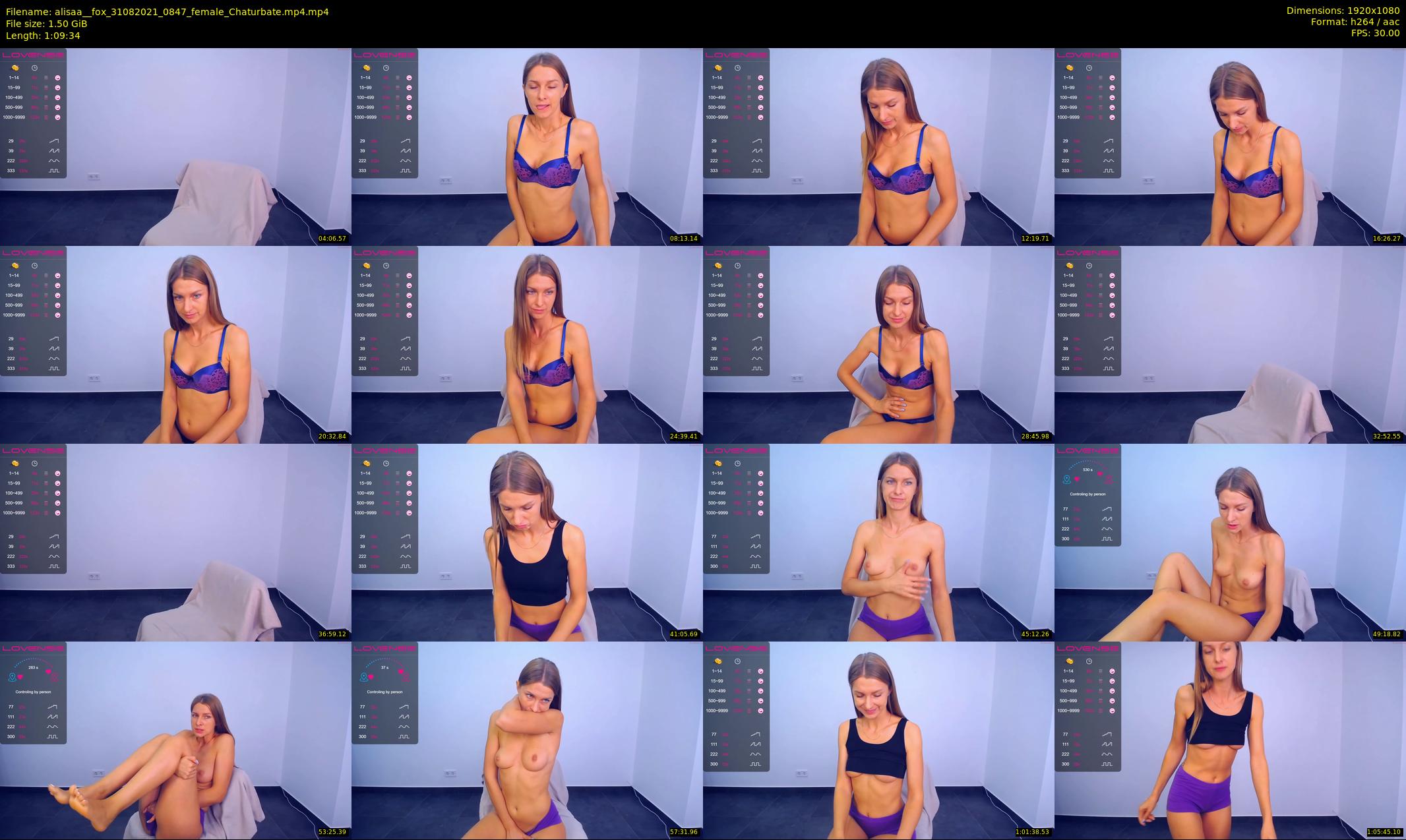 alisaa__fox — 70 minute Chaturbate female cam show recording, 1080p, Aug 31, 2021