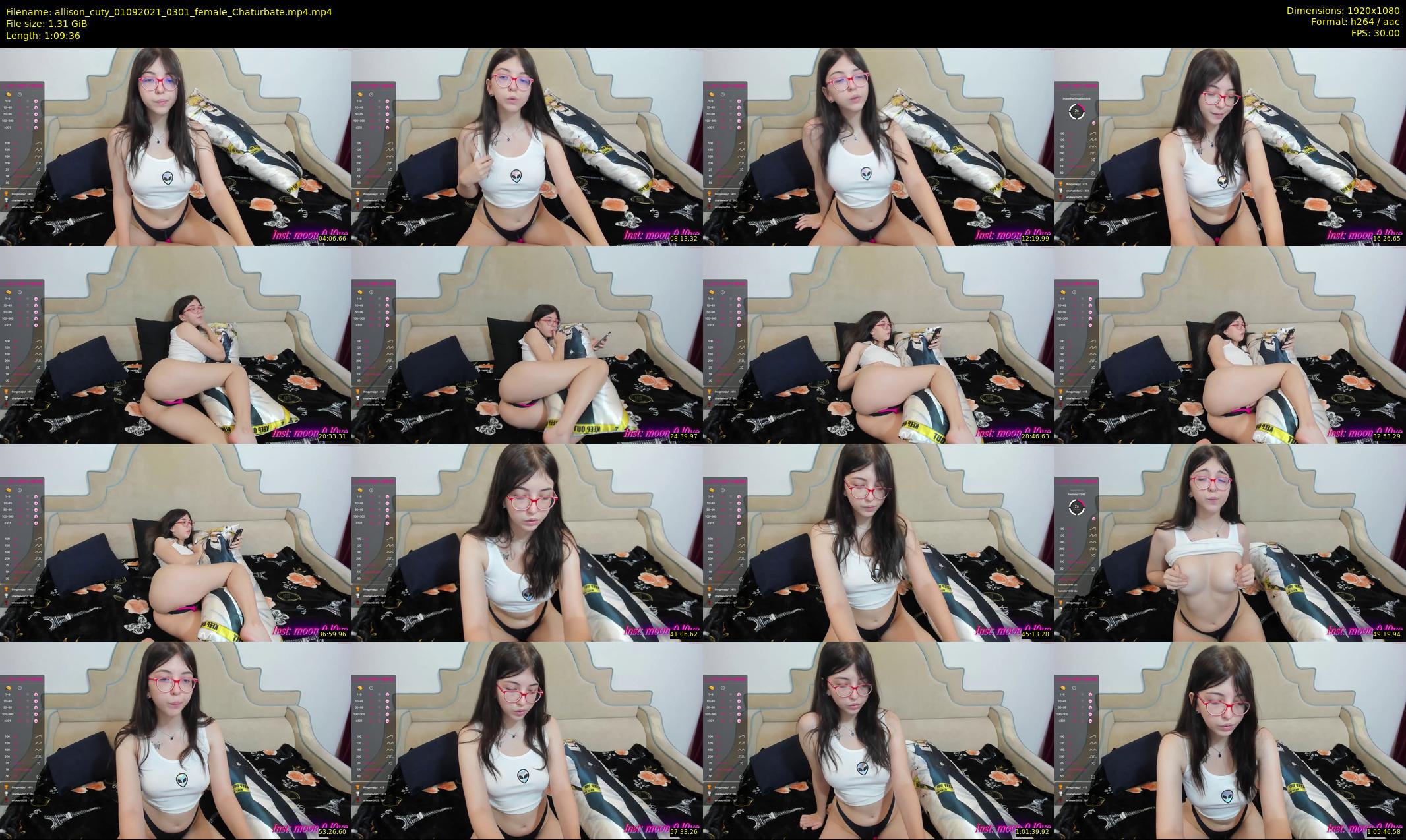 allison_cuty — 70 minute Chaturbate female cam show recording, 1080p, Sep 1, 2021