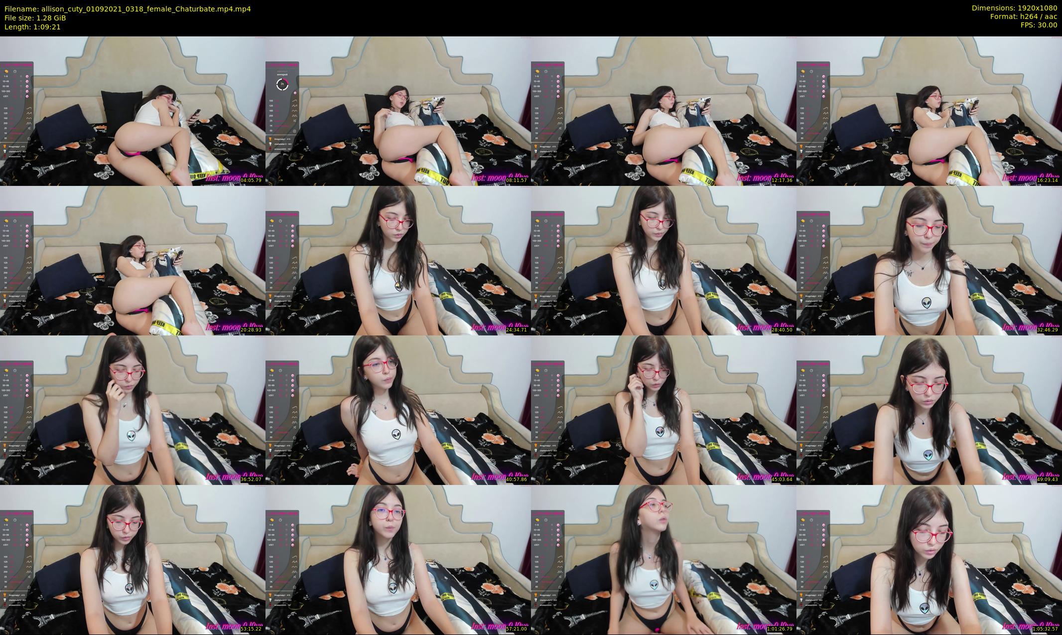 allison_cuty — 70 minute Chaturbate female cam show recording, 1080p, Sep 1, 2021