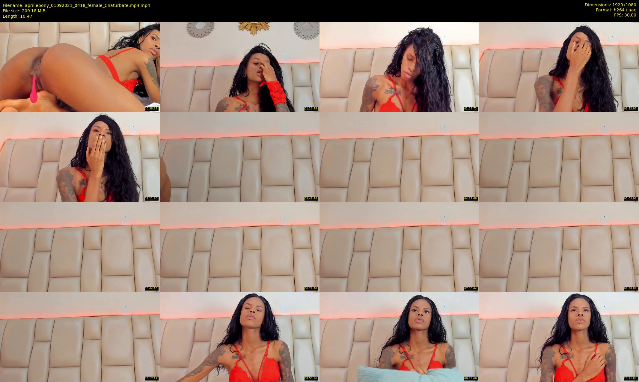 aprillebony — 11 minute Chaturbate female cam show recording, 1080p, Sep 1, 2021
