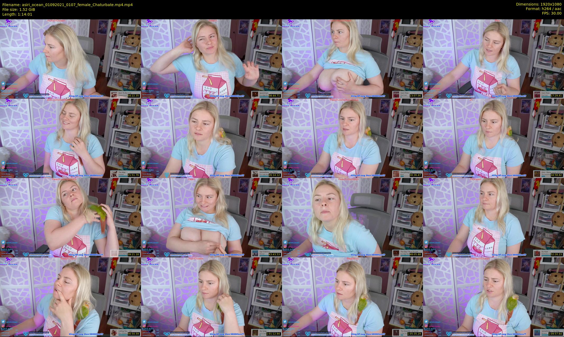 asiri_ocean — 75 minute Chaturbate female cam show recording, 1080p, Sep 1, 2021