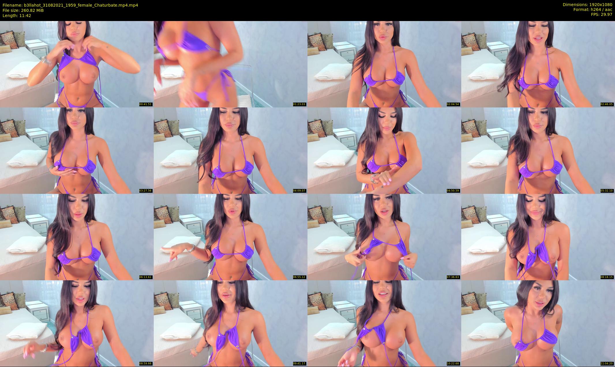 b3llahot — 12 minute Chaturbate female cam show recording, 1080p, Aug 31, 2021