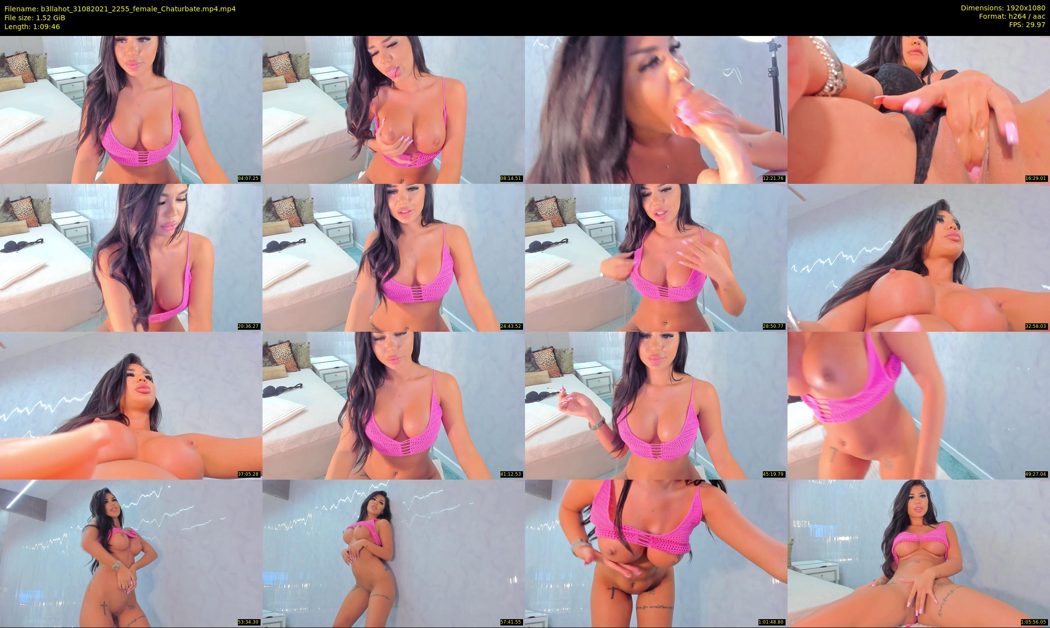 b3llahot — 70 minute Chaturbate female cam show recording, 1080p, Aug 31, 2021