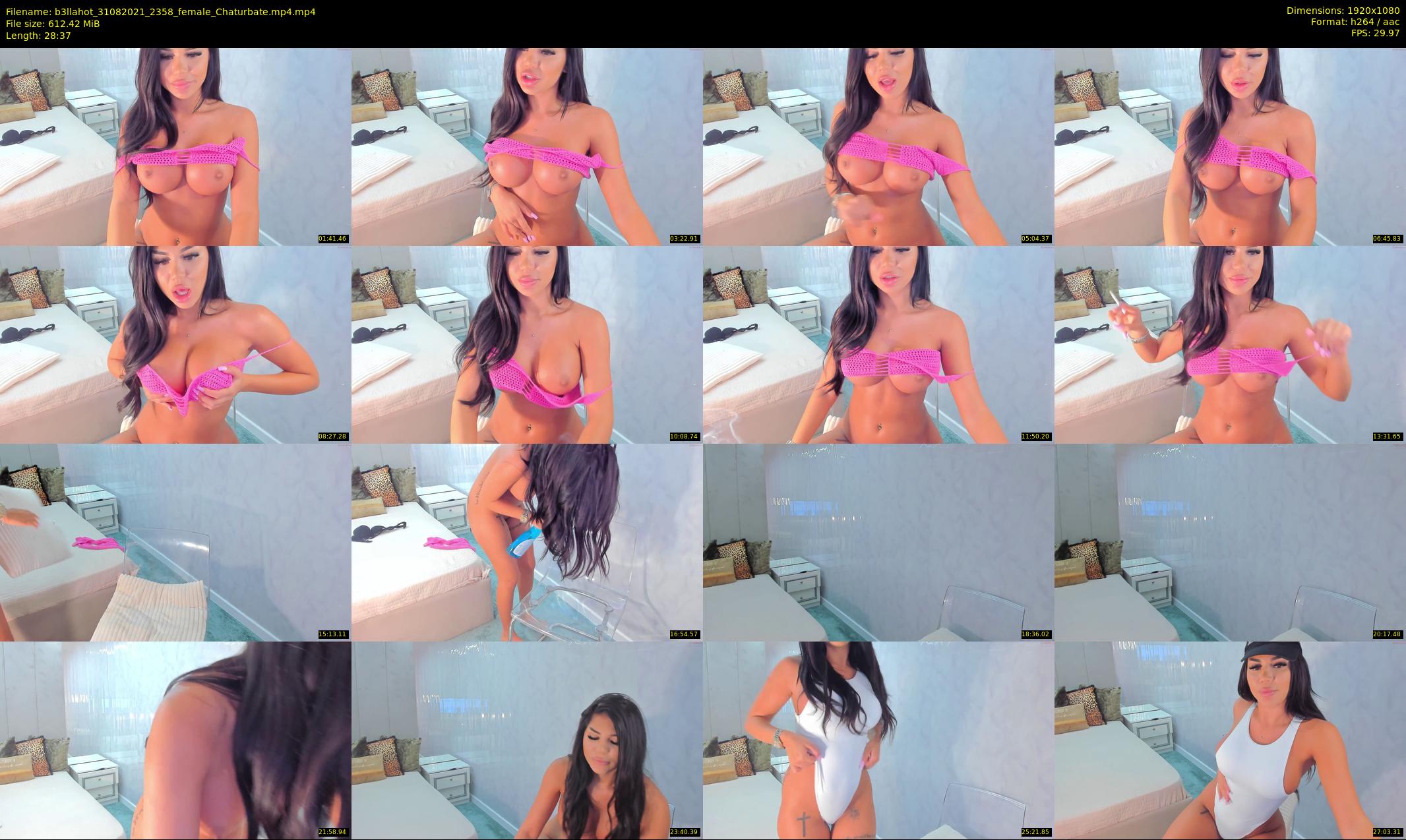 b3llahot — 29 minute Chaturbate female cam show recording, 1080p, Aug 31, 2021