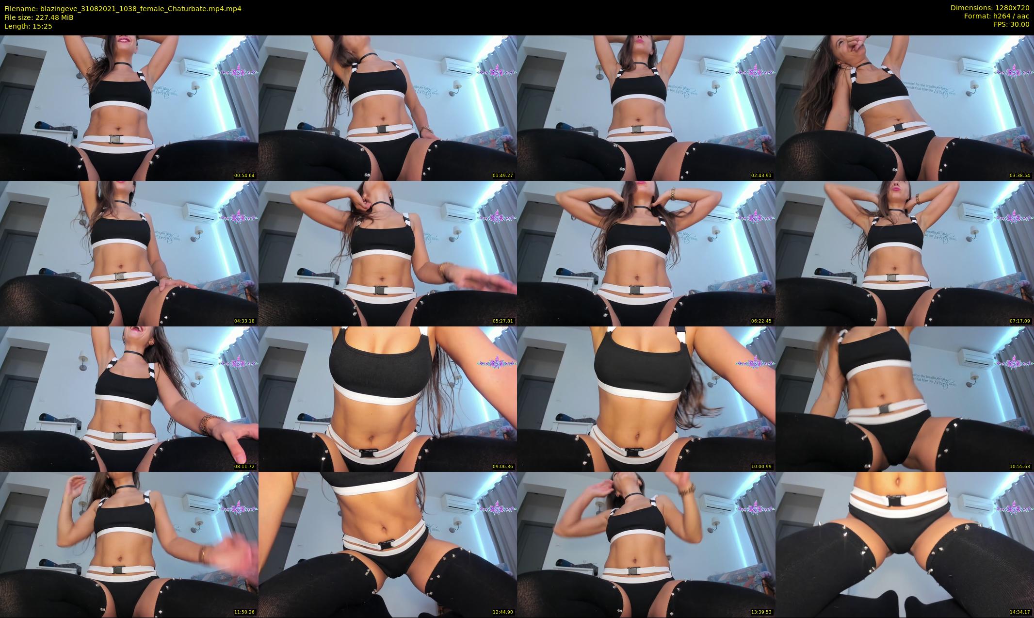 blazingeve — 16 minute Chaturbate female cam show recording, 720p, Aug 31, 2021
