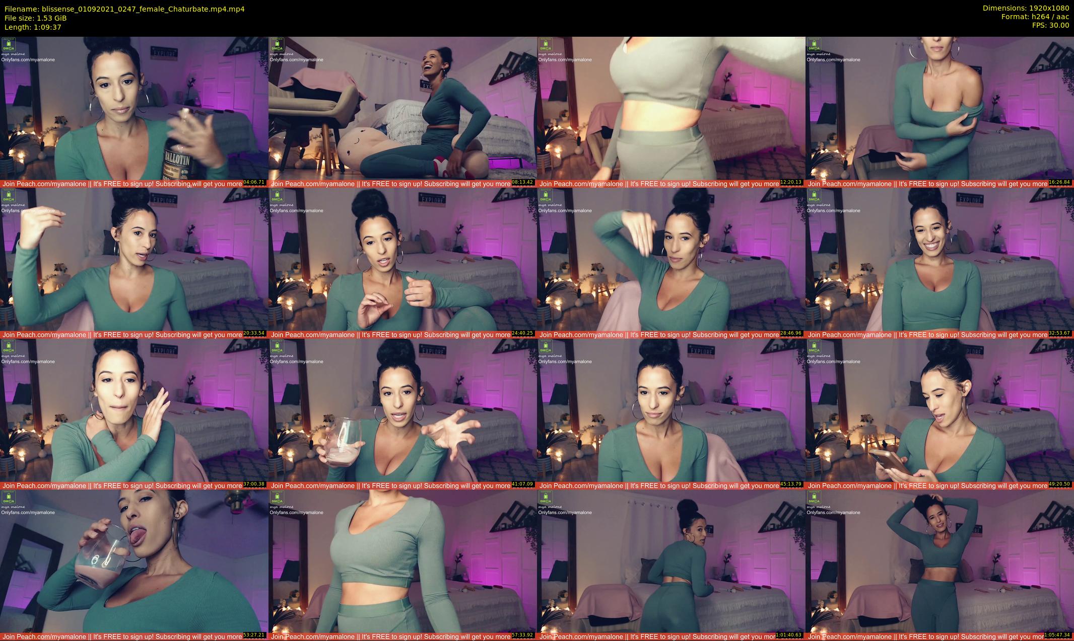 blissense — 70 minute Chaturbate female cam show recording, 1080p, Sep 1, 2021