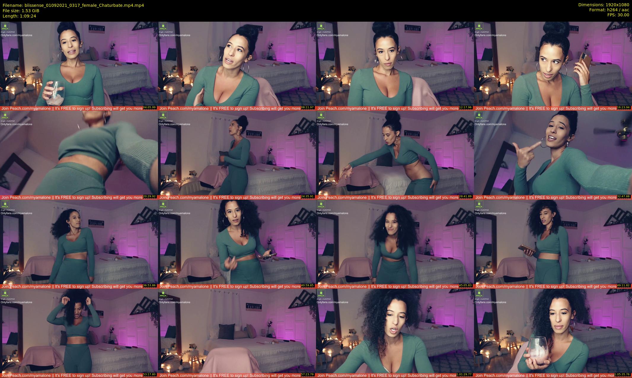 blissense — 70 minute Chaturbate female cam show recording, 1080p, Sep 1, 2021