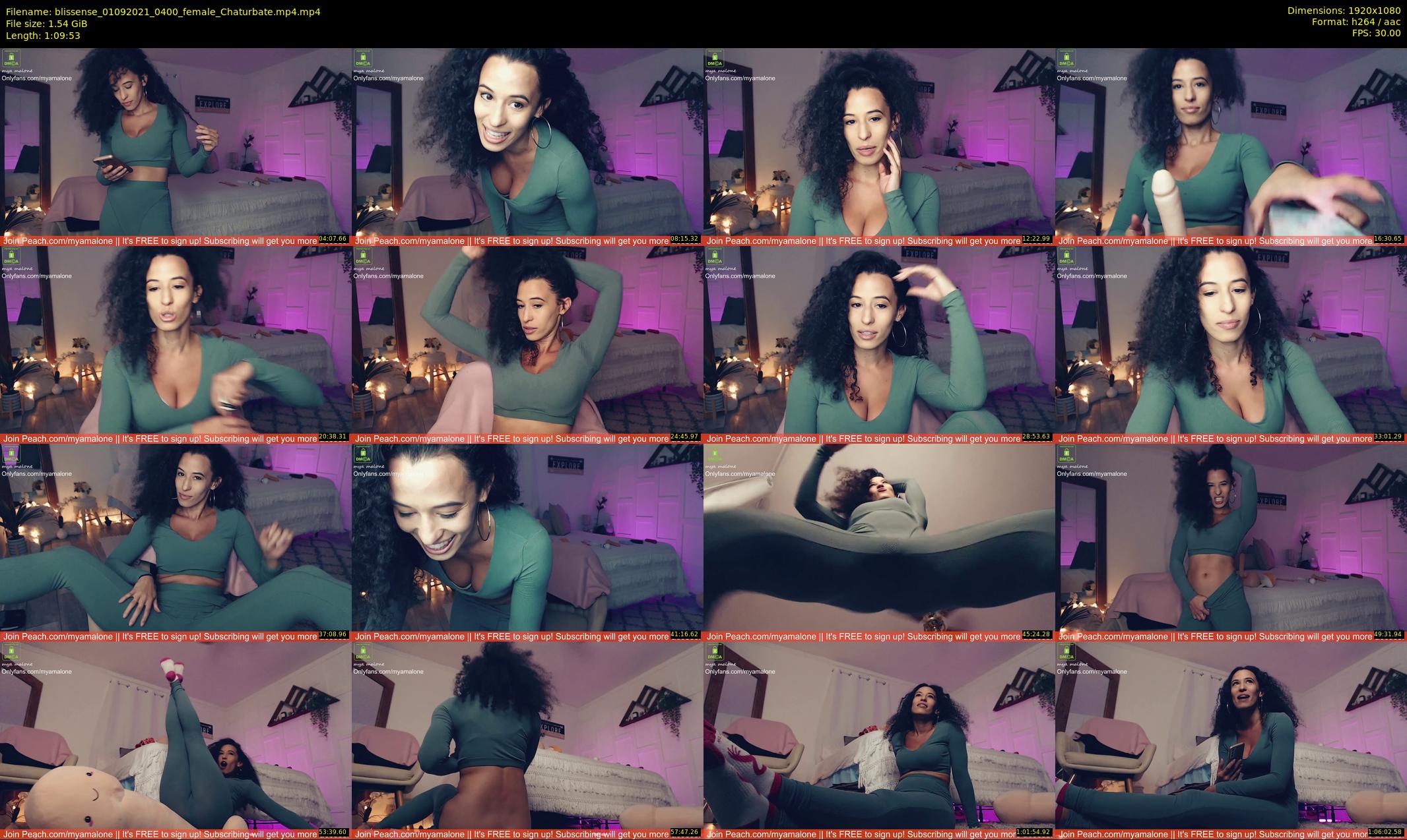 blissense — 70 minute Chaturbate female cam show recording, 1080p, Sep 1, 2021