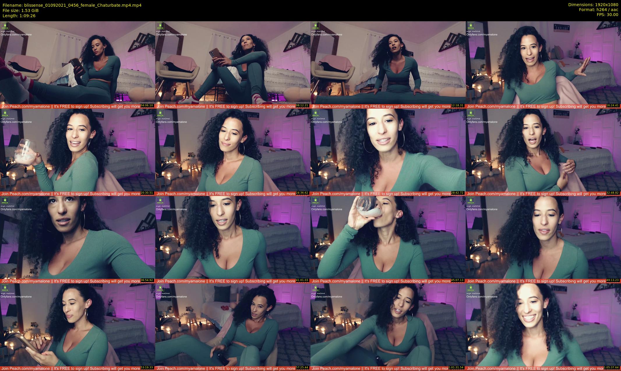 blissense — 70 minute Chaturbate female cam show recording, 1080p, Sep 1, 2021