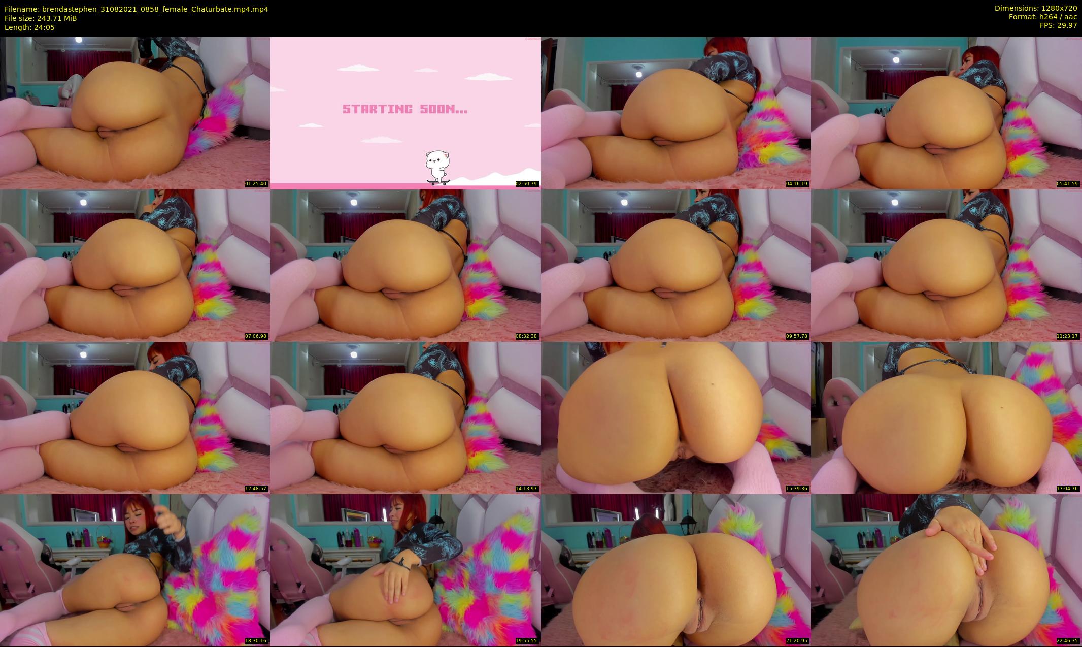 brendastephen — 25 minute Chaturbate female cam show recording, 720p, Aug 31, 2021