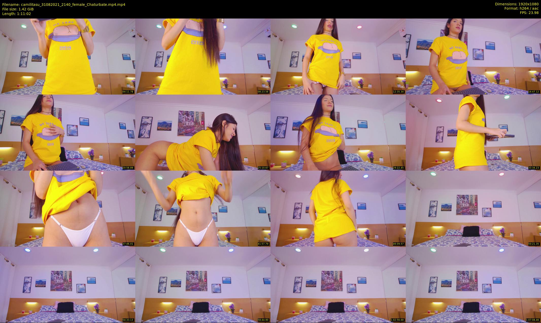 camilitasu — 72 minute Chaturbate female cam show recording, 1080p, Aug 31, 2021