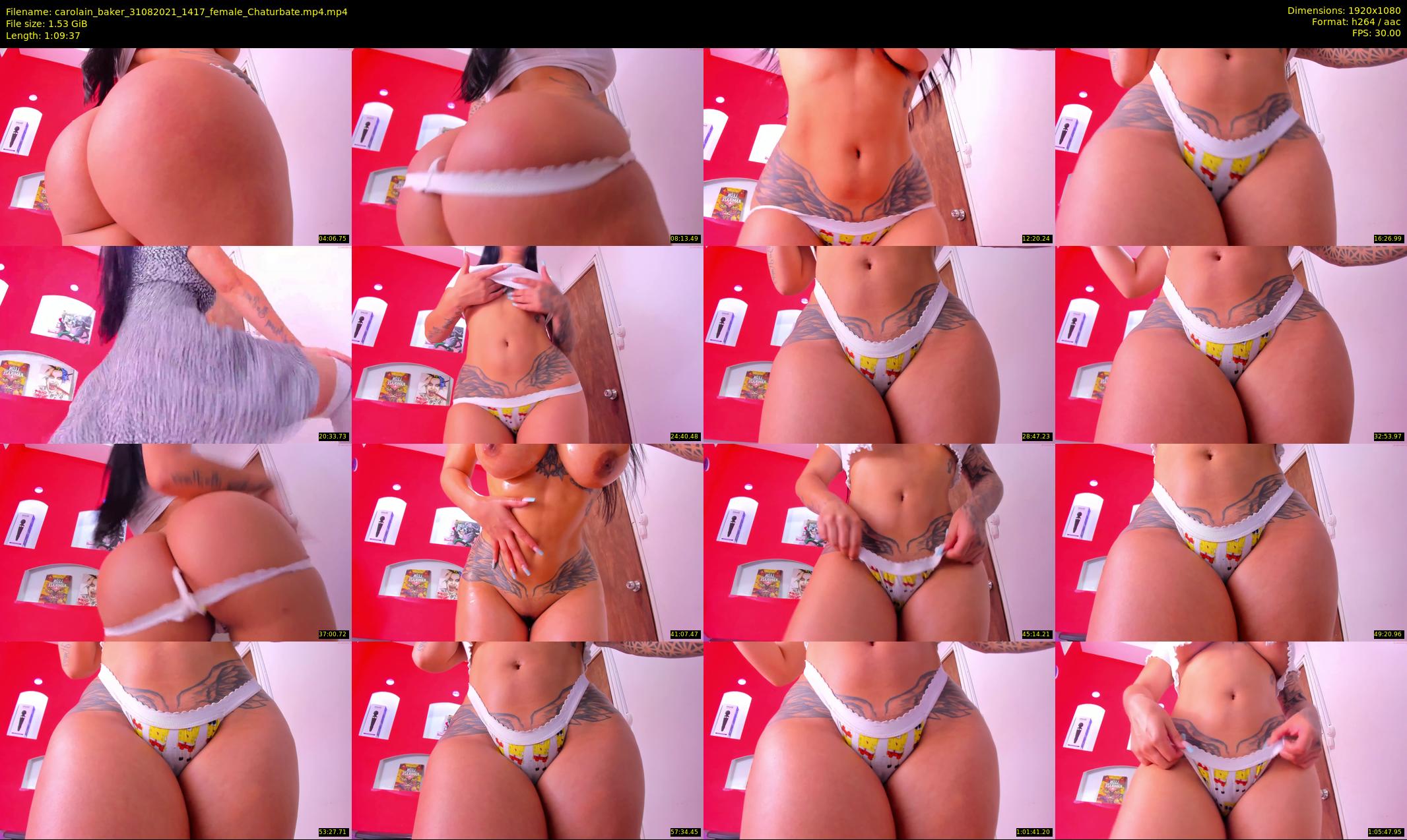 carolain_baker — 70 minute Chaturbate female cam show recording, 1080p, Aug 31, 2021