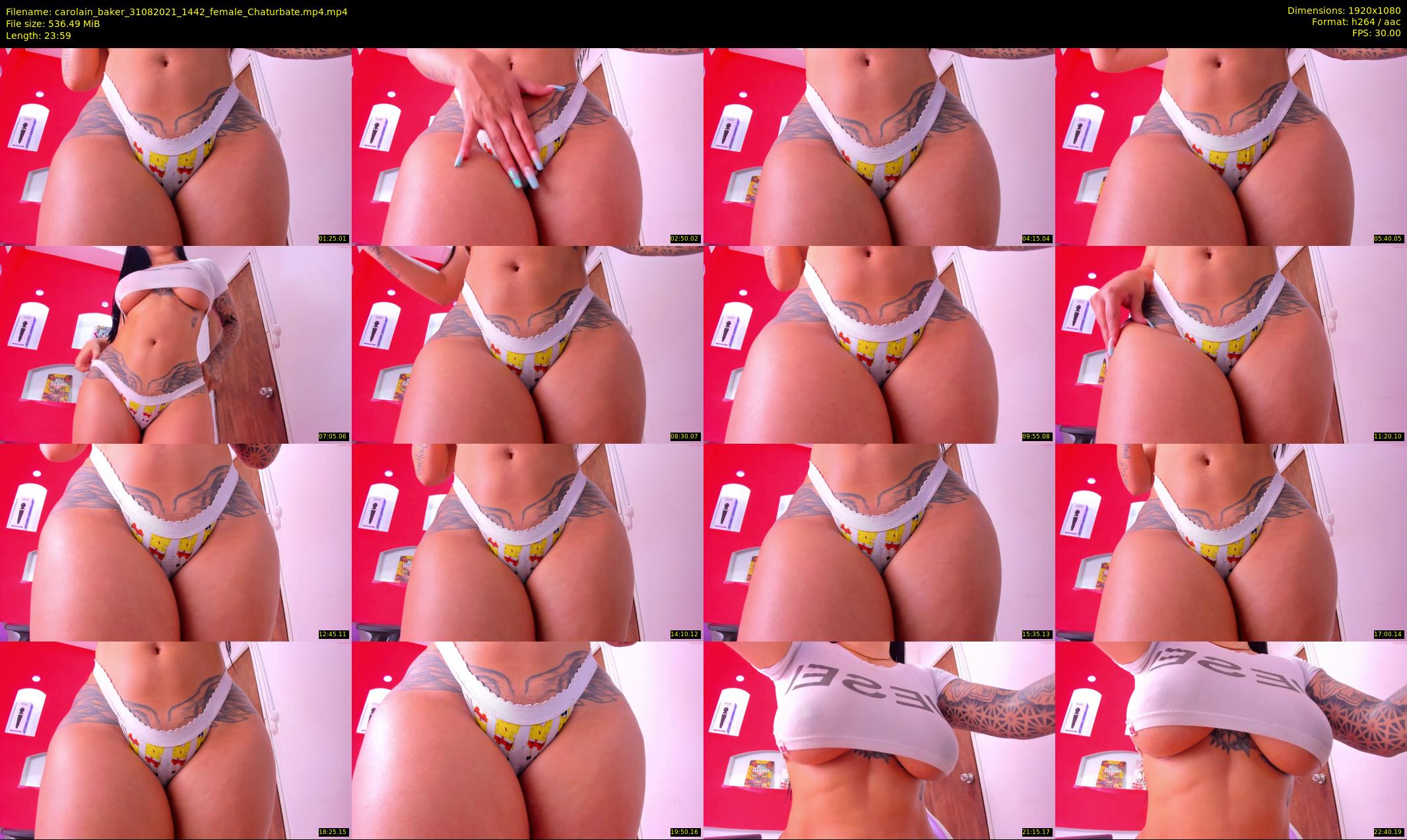 carolain_baker — 24 minute Chaturbate female cam show recording, 1080p, Aug 31, 2021
