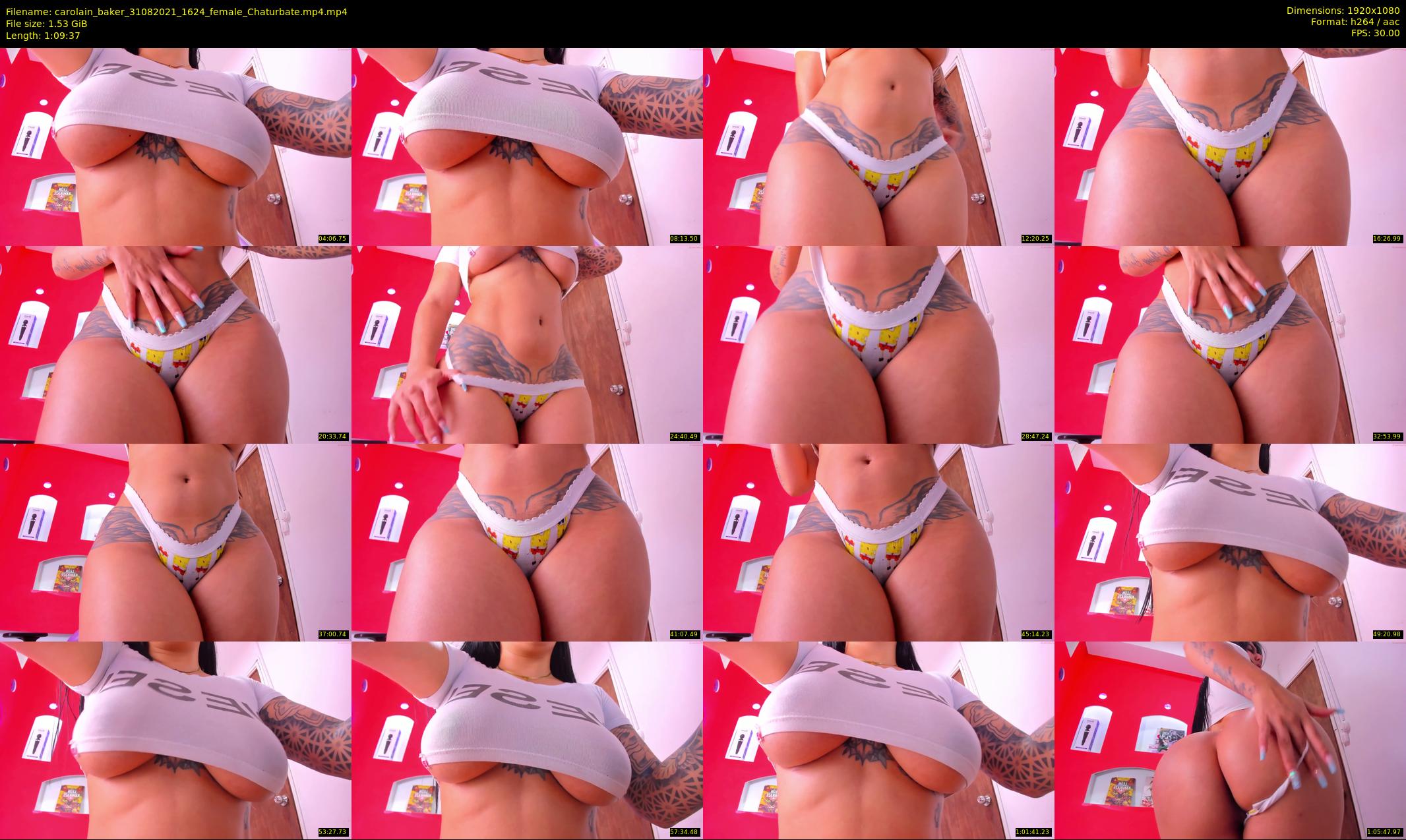 carolain_baker — 70 minute Chaturbate female cam show recording, 1080p, Aug 31, 2021