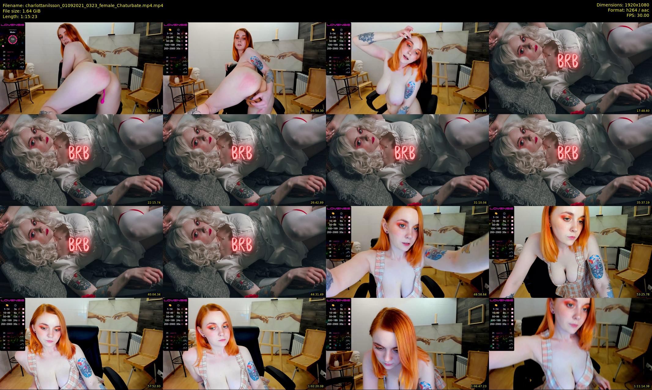 charlottanilsson — 76 minute Chaturbate female cam show recording, 1080p, Sep 1, 2021
