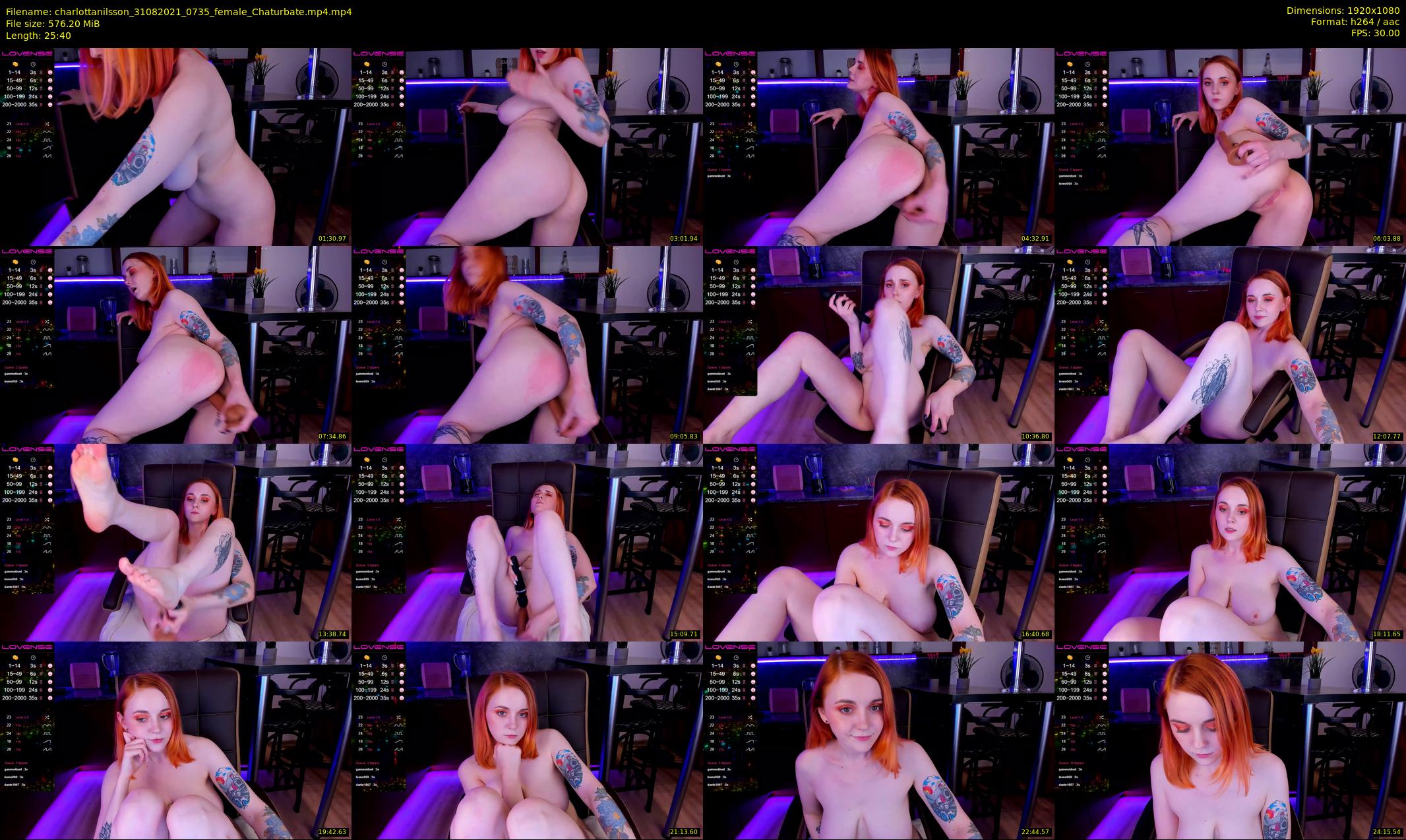 charlottanilsson — 26 minute Chaturbate female cam show recording, 1080p, Aug 31, 2021