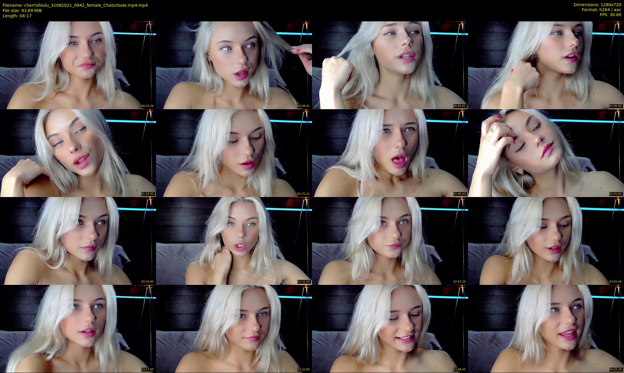 cherrishlulu — 5 minute Chaturbate female cam show recording, 720p, Aug 31, 2021