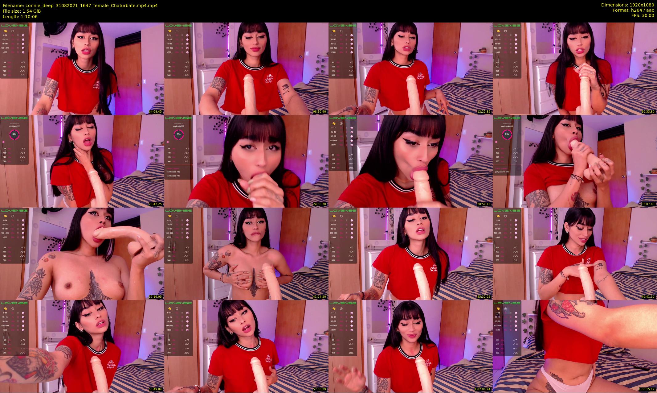 connie_deep — 71 minute Chaturbate female cam show recording, 1080p, Aug 31, 2021
