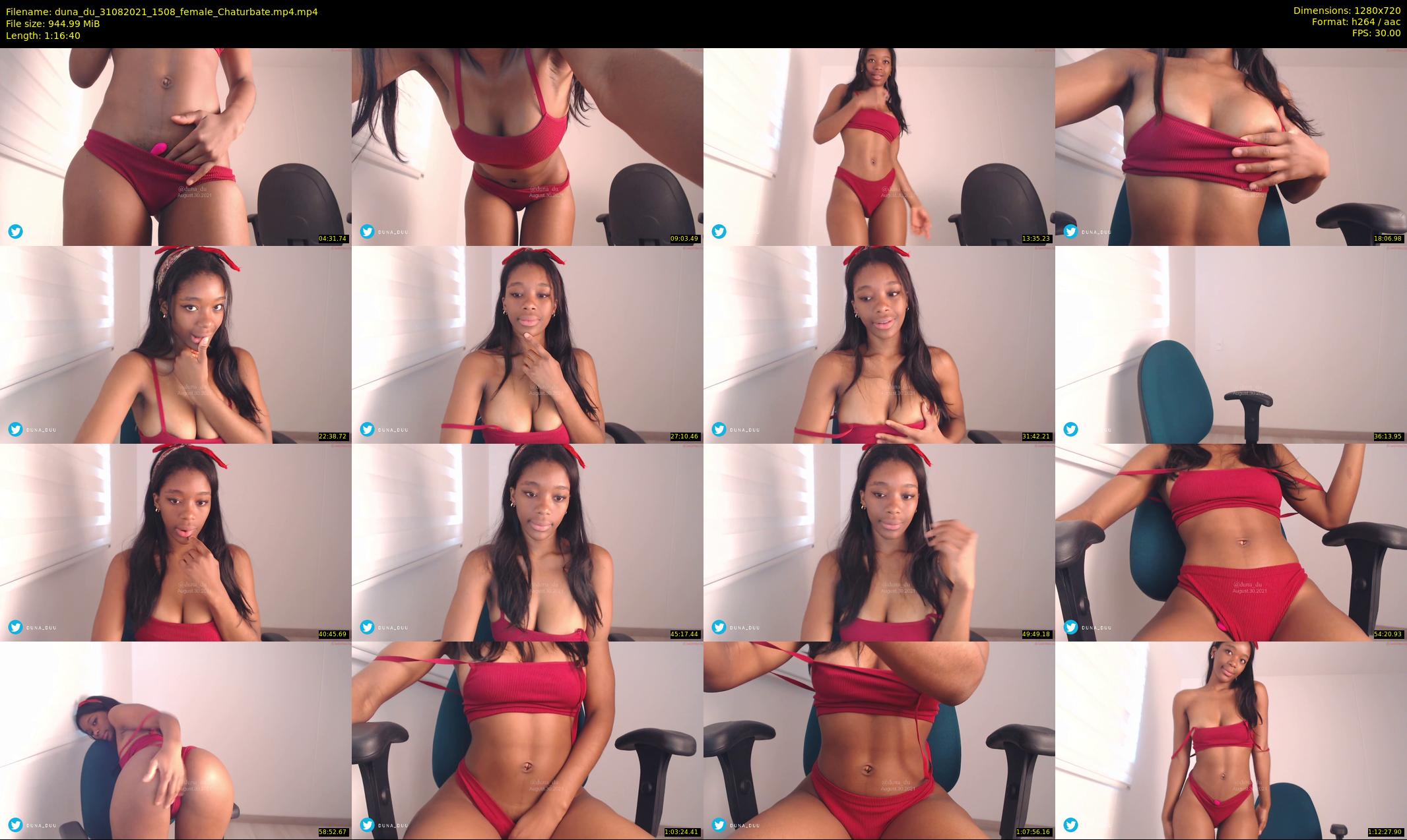 duna_du — 77 minute Chaturbate female cam show recording, 720p, Aug 31, 2021