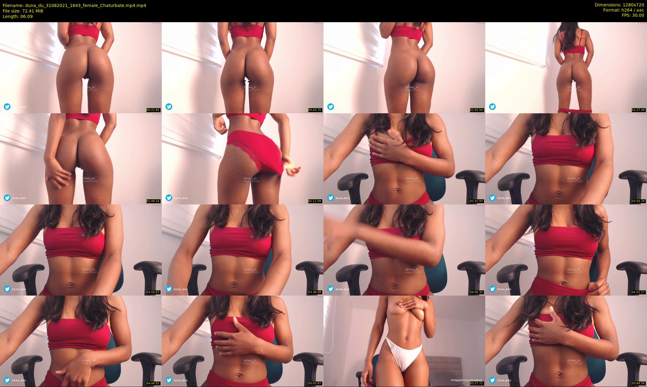 duna_du — 7 minute Chaturbate female cam show recording, 720p, Aug 31, 2021