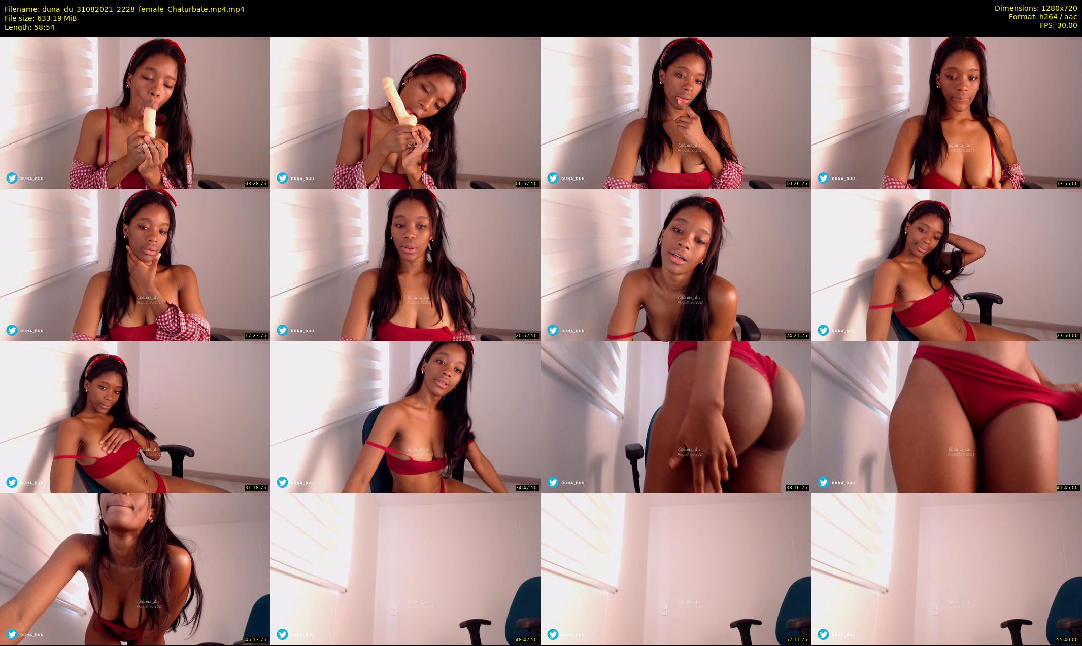 duna_du — 59 minute Chaturbate female cam show recording, 720p, Aug 31, 2021