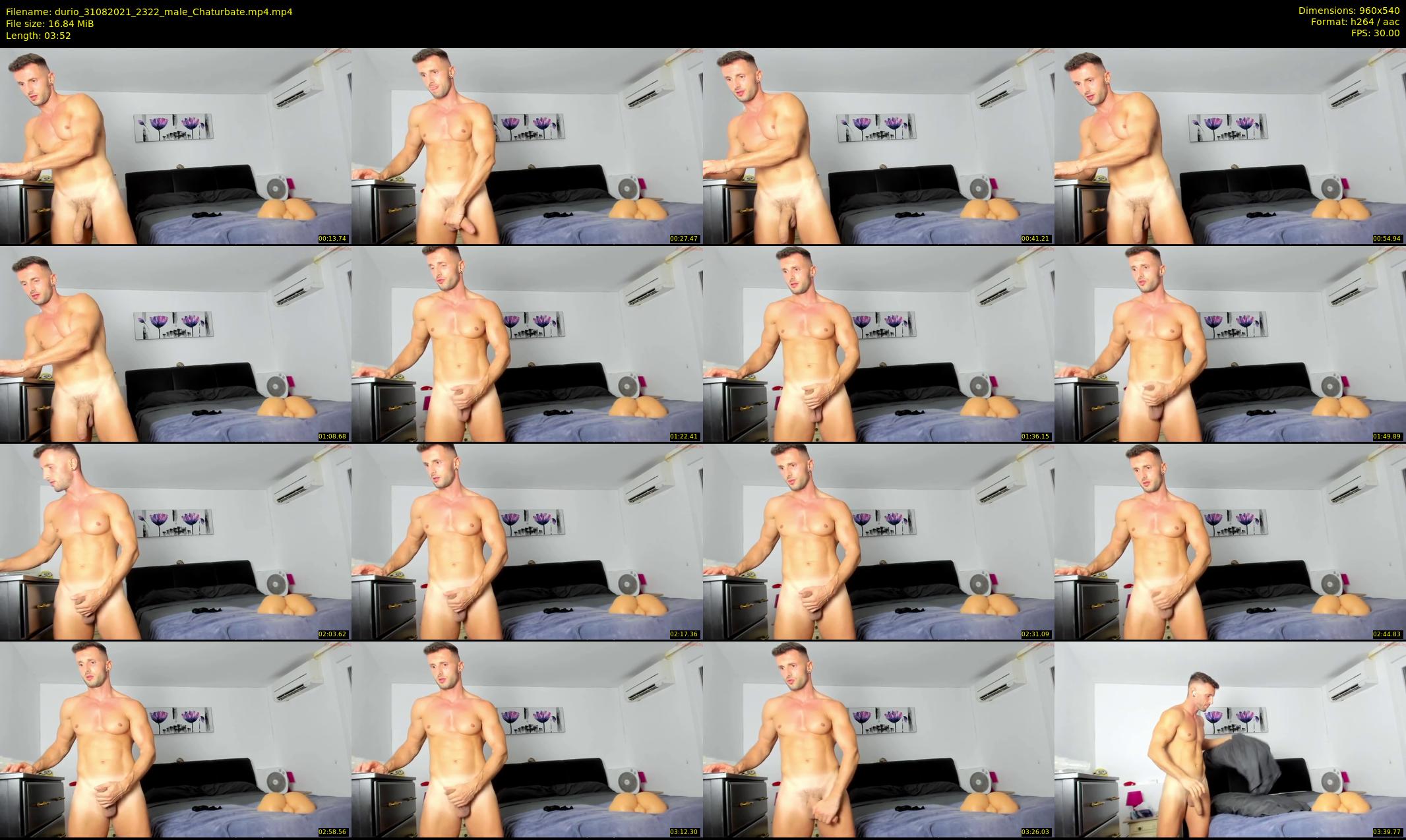 durio — 4 minute Chaturbate male cam show recording, 480p, Aug 31, 2021