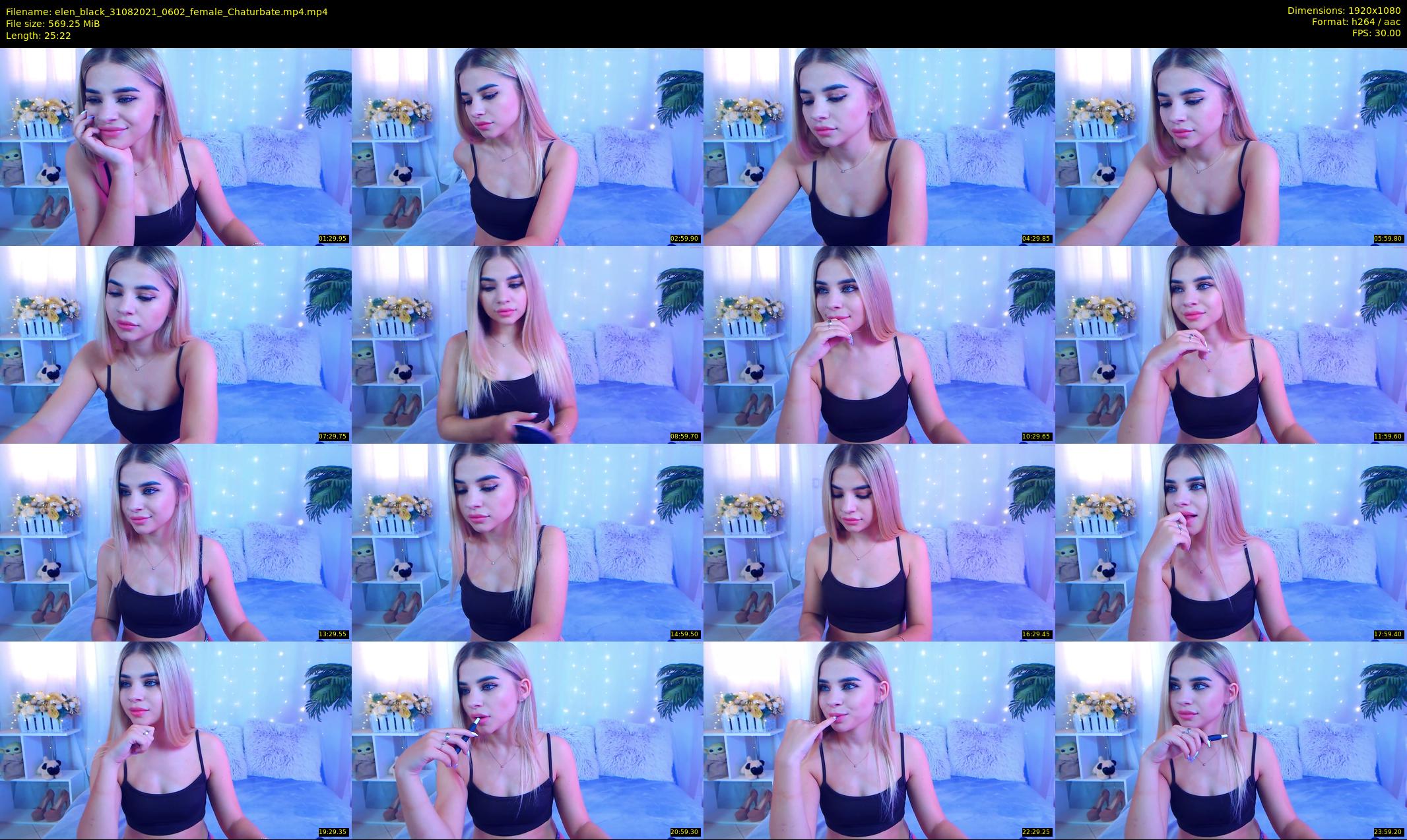 elen_black — 26 minute Chaturbate female cam show recording, 1080p, Aug 31, 2021