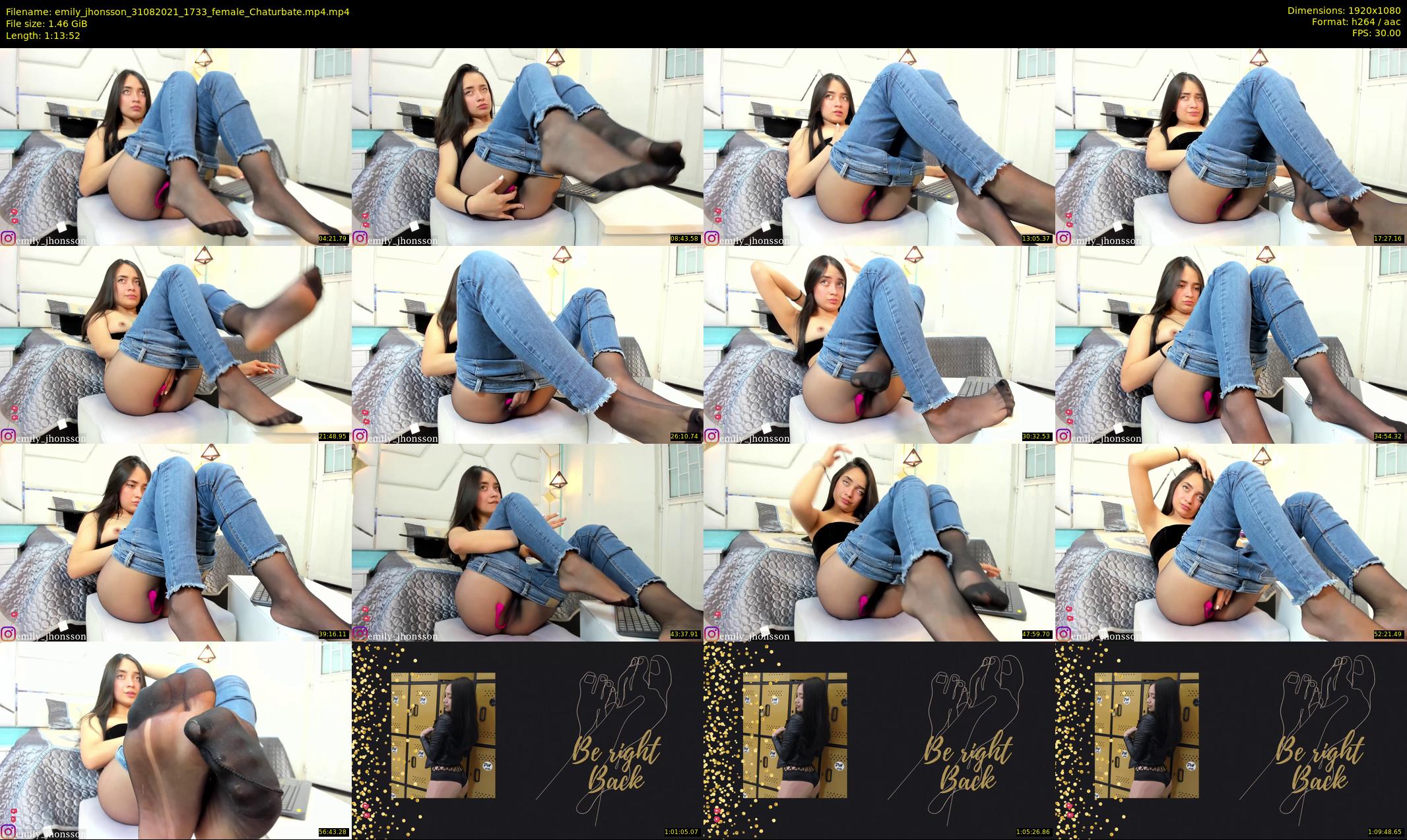 emily_jhonsson — 74 minute Chaturbate female cam show recording, 1080p, Aug 31, 2021