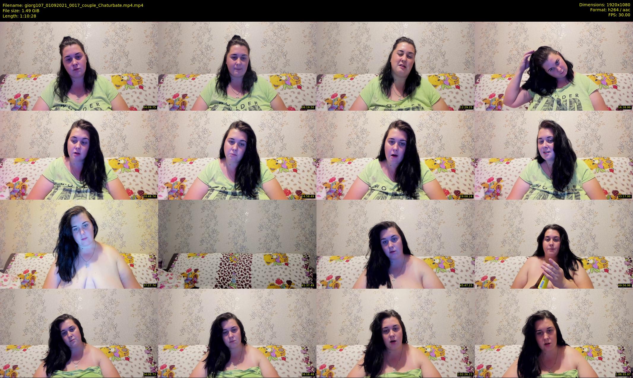 giorg107 — 71 minute Chaturbate couple cam show recording, 1080p, Sep 1, 2021