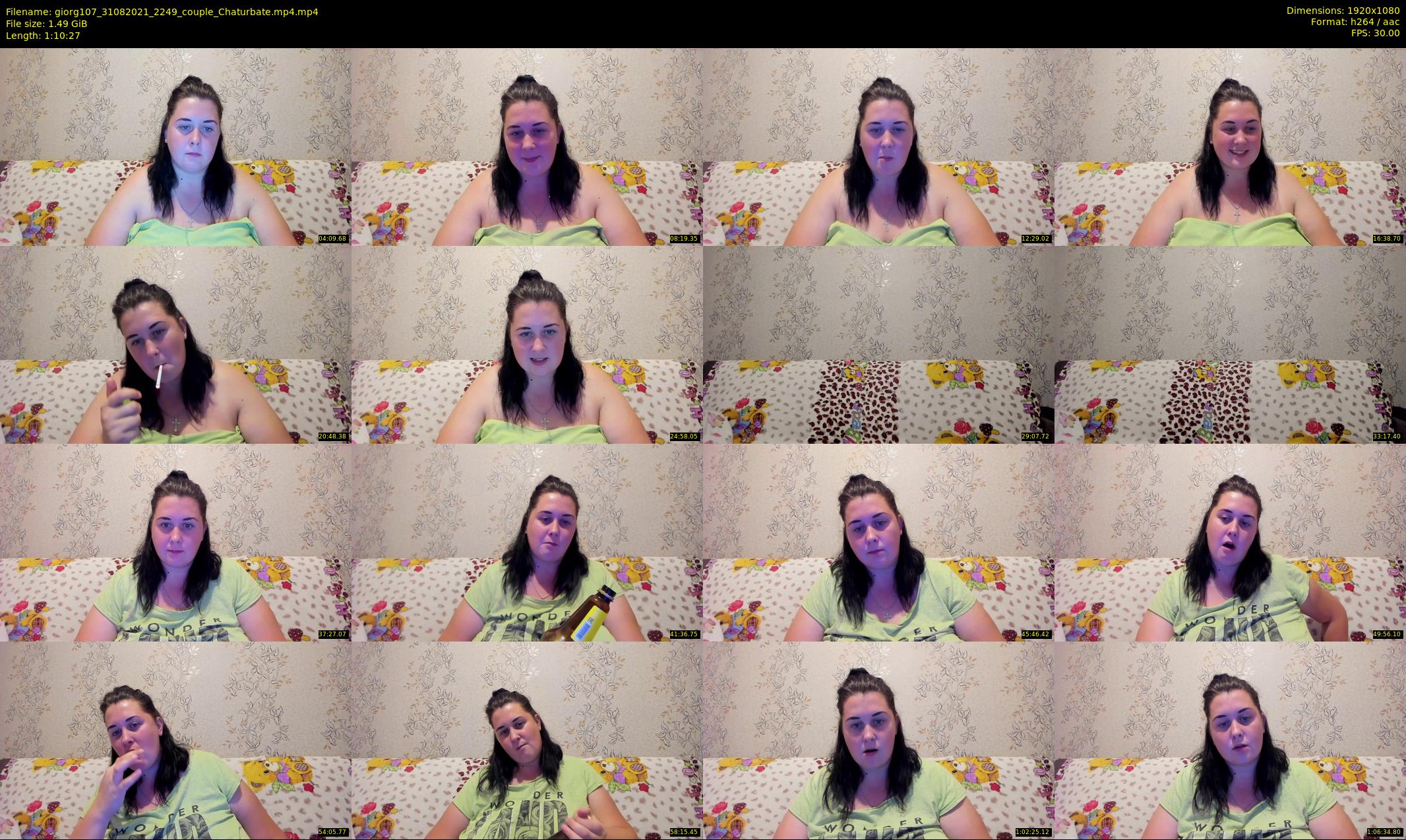 giorg107 — 71 minute Chaturbate couple cam show recording, 1080p, Aug 31, 2021