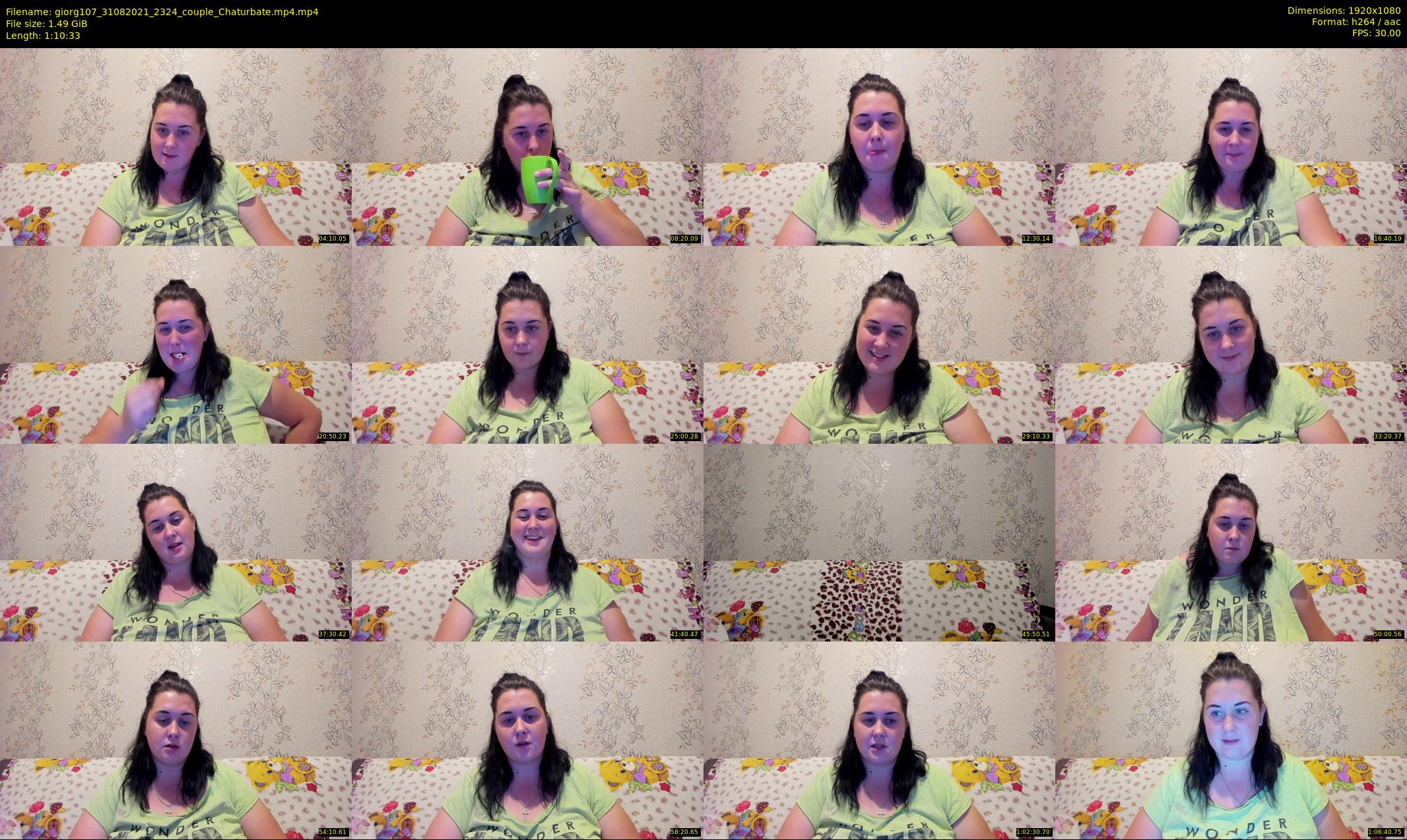 giorg107 — 71 minute Chaturbate couple cam show recording, 1080p, Aug 31, 2021